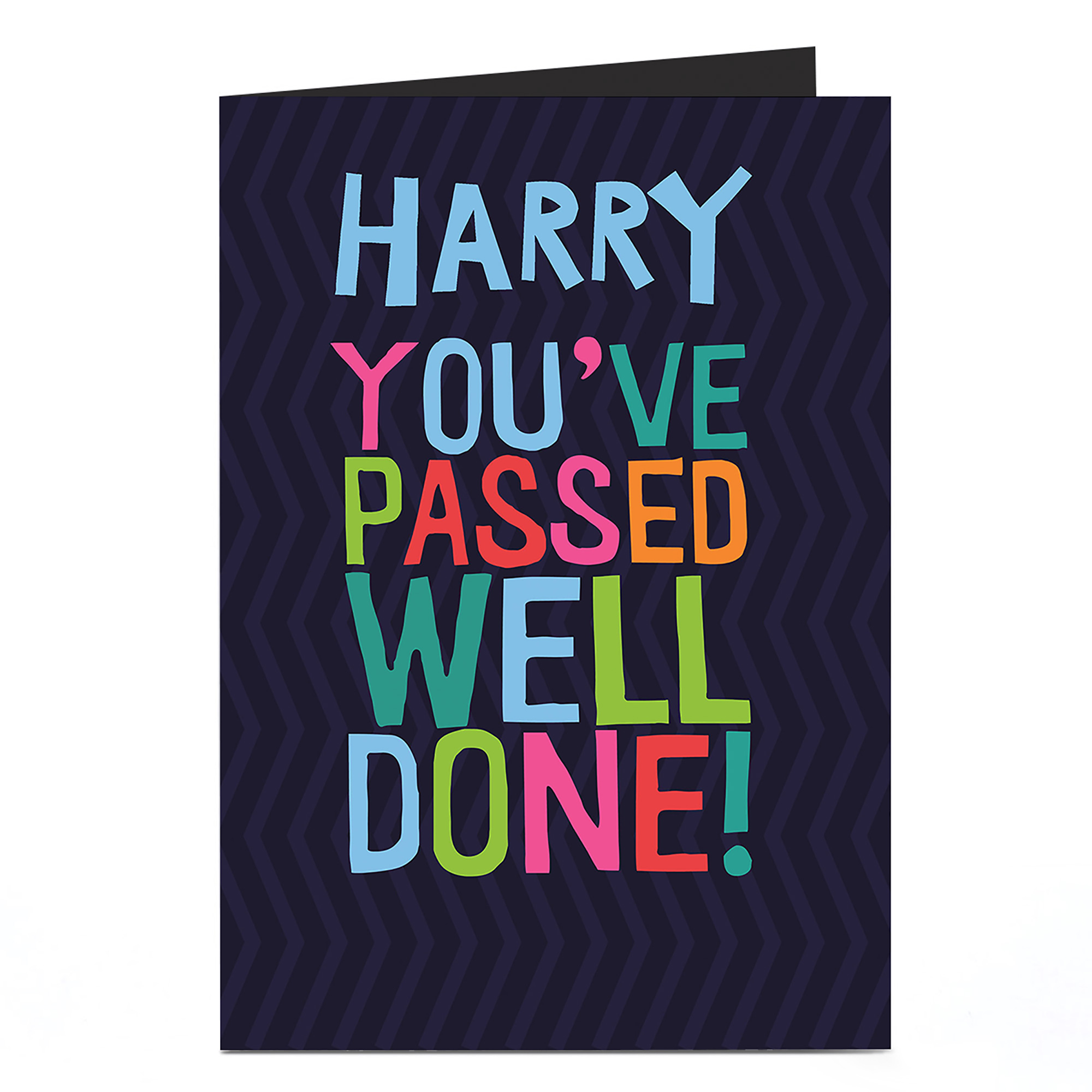 Personalised Well Done Card - You've Passed!