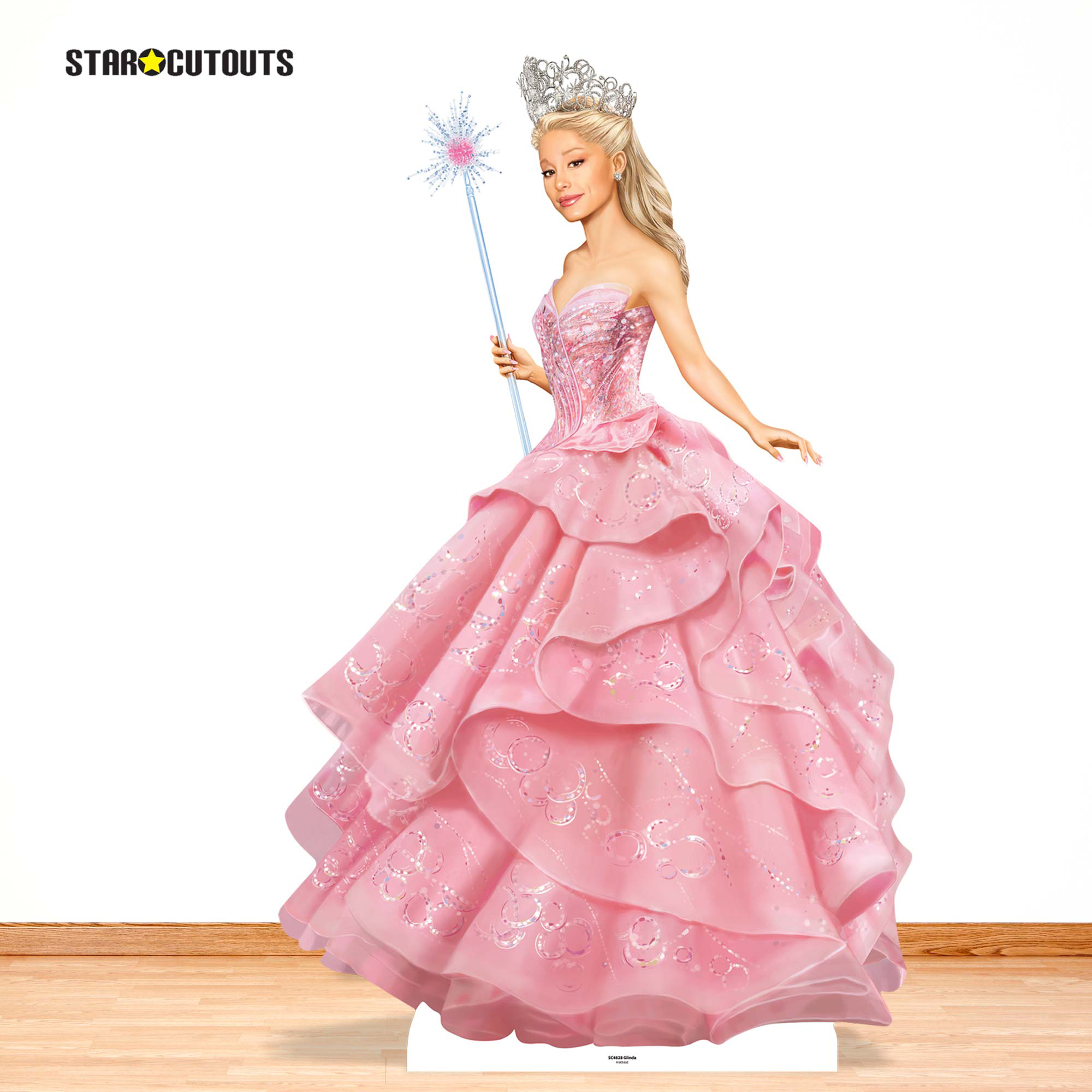 Glinda Wicked Pink Witch Cardboard Cutout