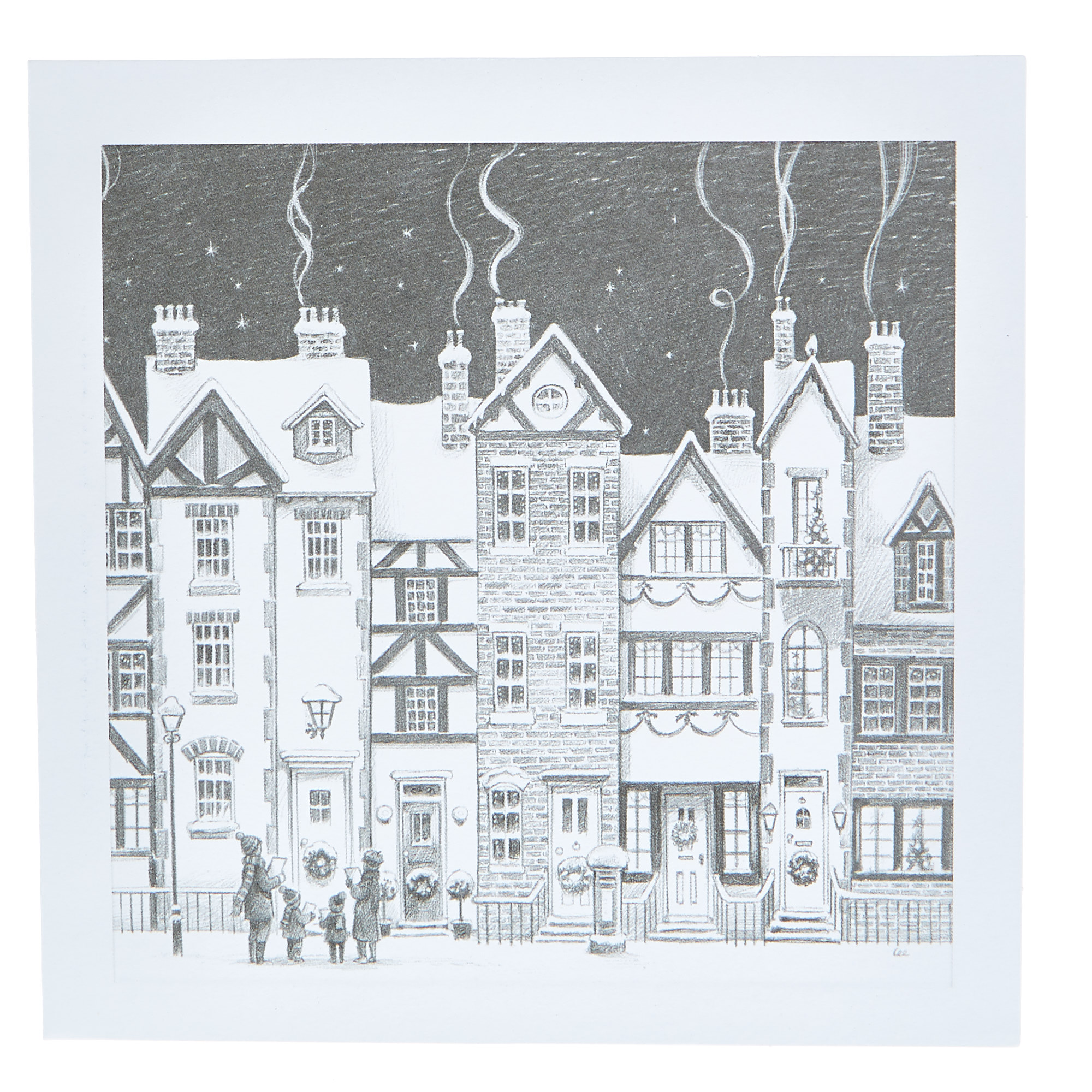 20 Artistic Charity Christmas Cards - 4 Designs 