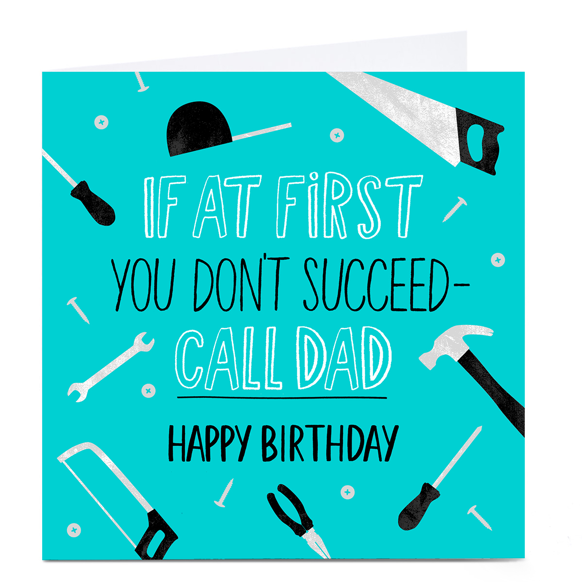 Personalised Birthday Card - Call Dad