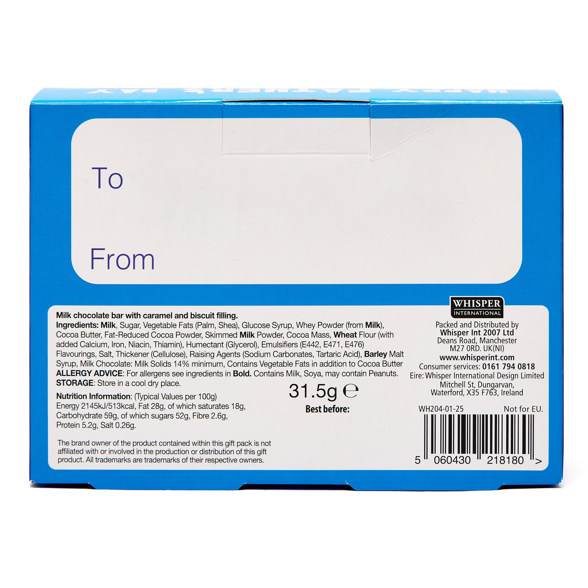 Dad Boost Bar Card
