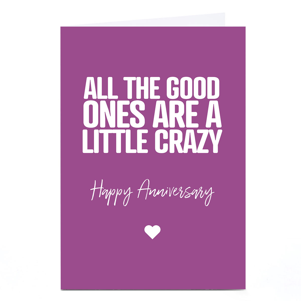 Personalised Punk Cards Anniversary Card - Little Crazy