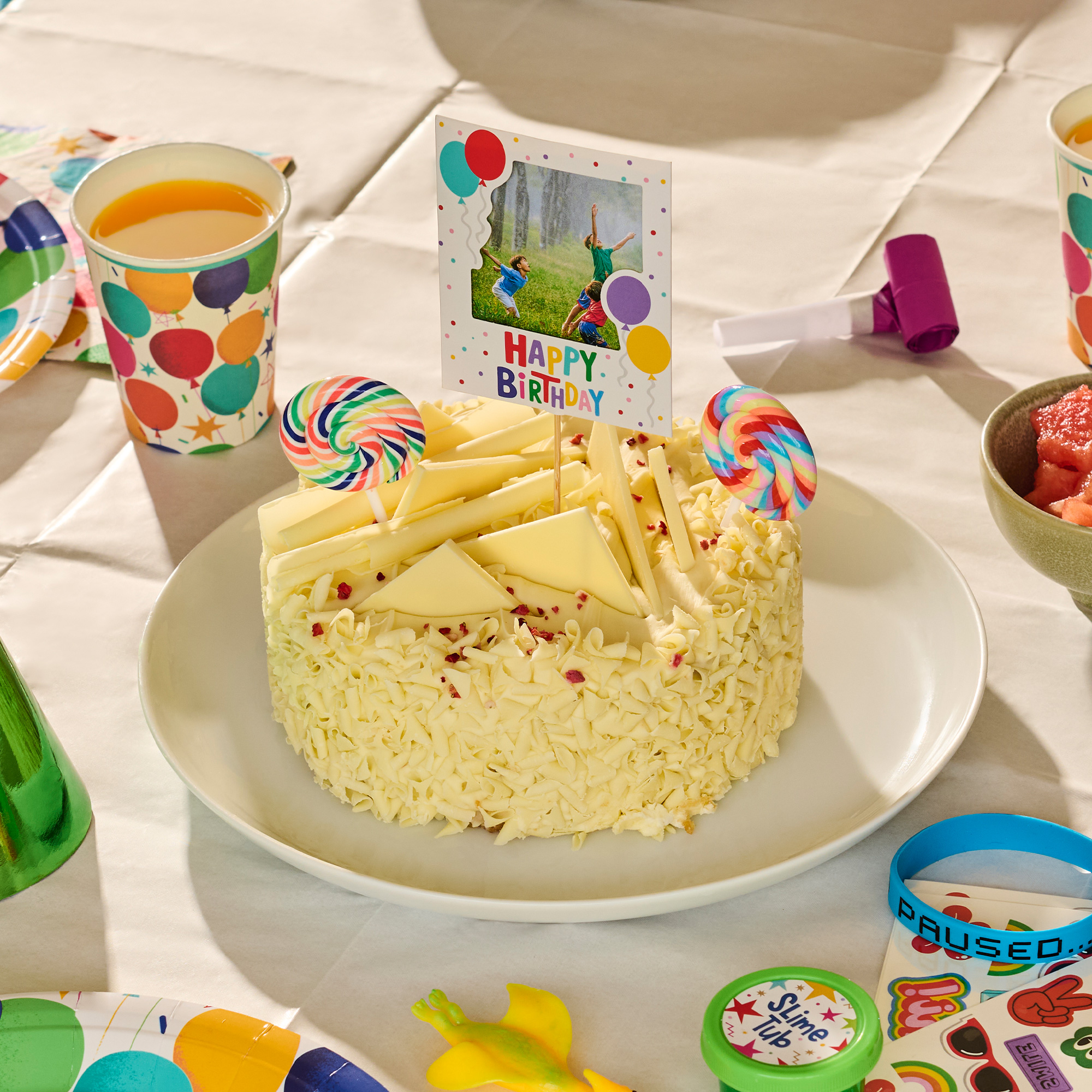 Photo Frame Birthday Cake Topper
