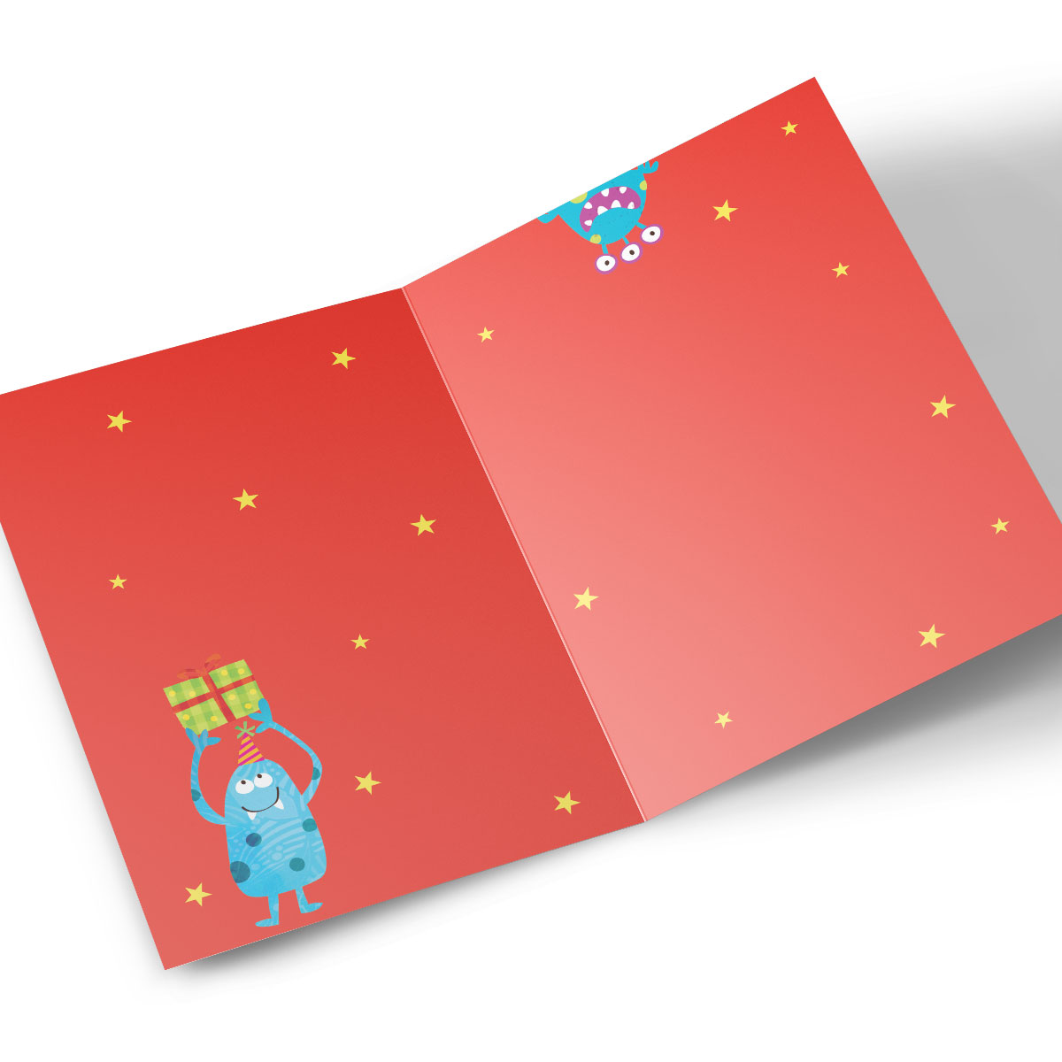 Personalised Birthday Card - Monster Birthday, Editable Age