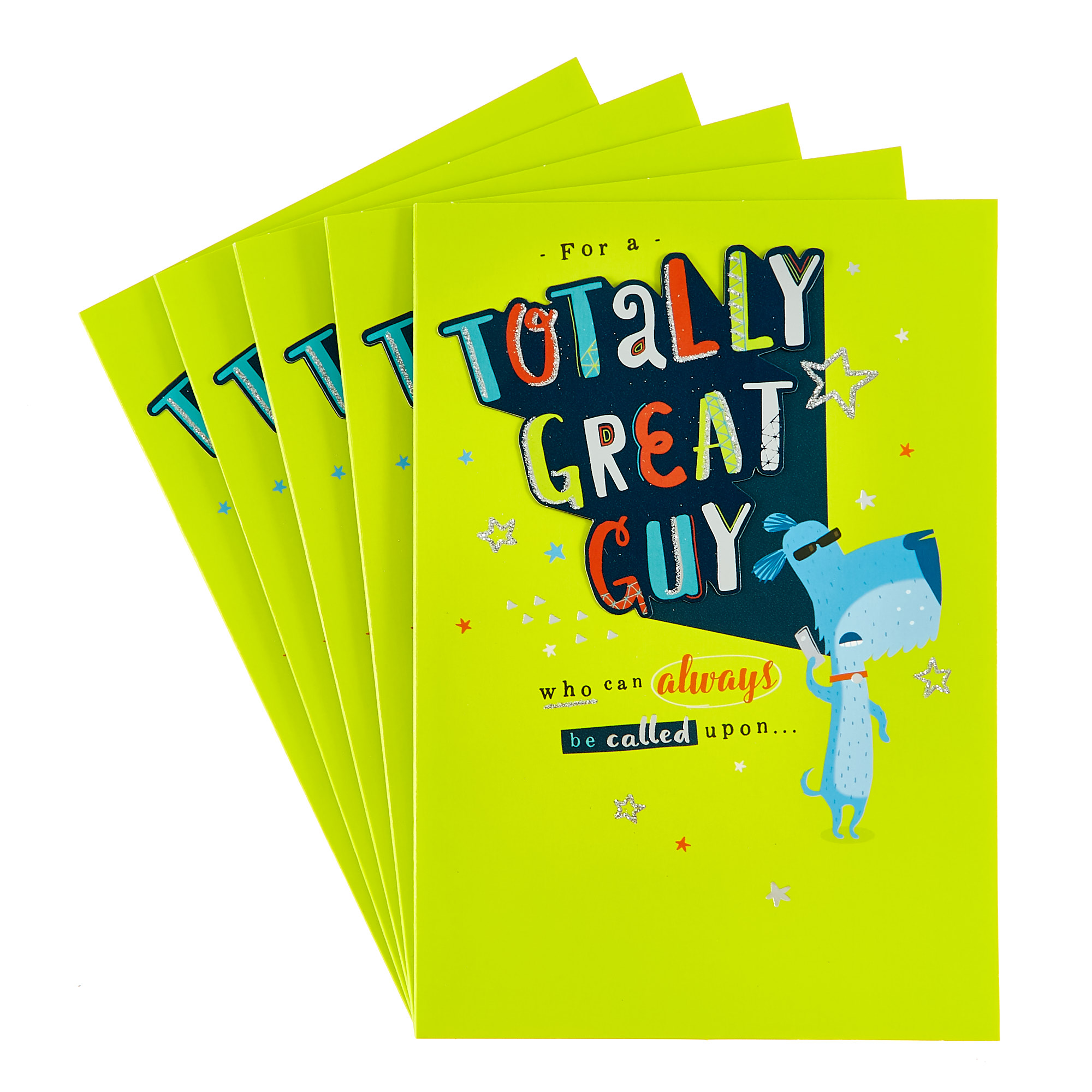 Birthday Cards - Totally Great Guy (Pack of 6)