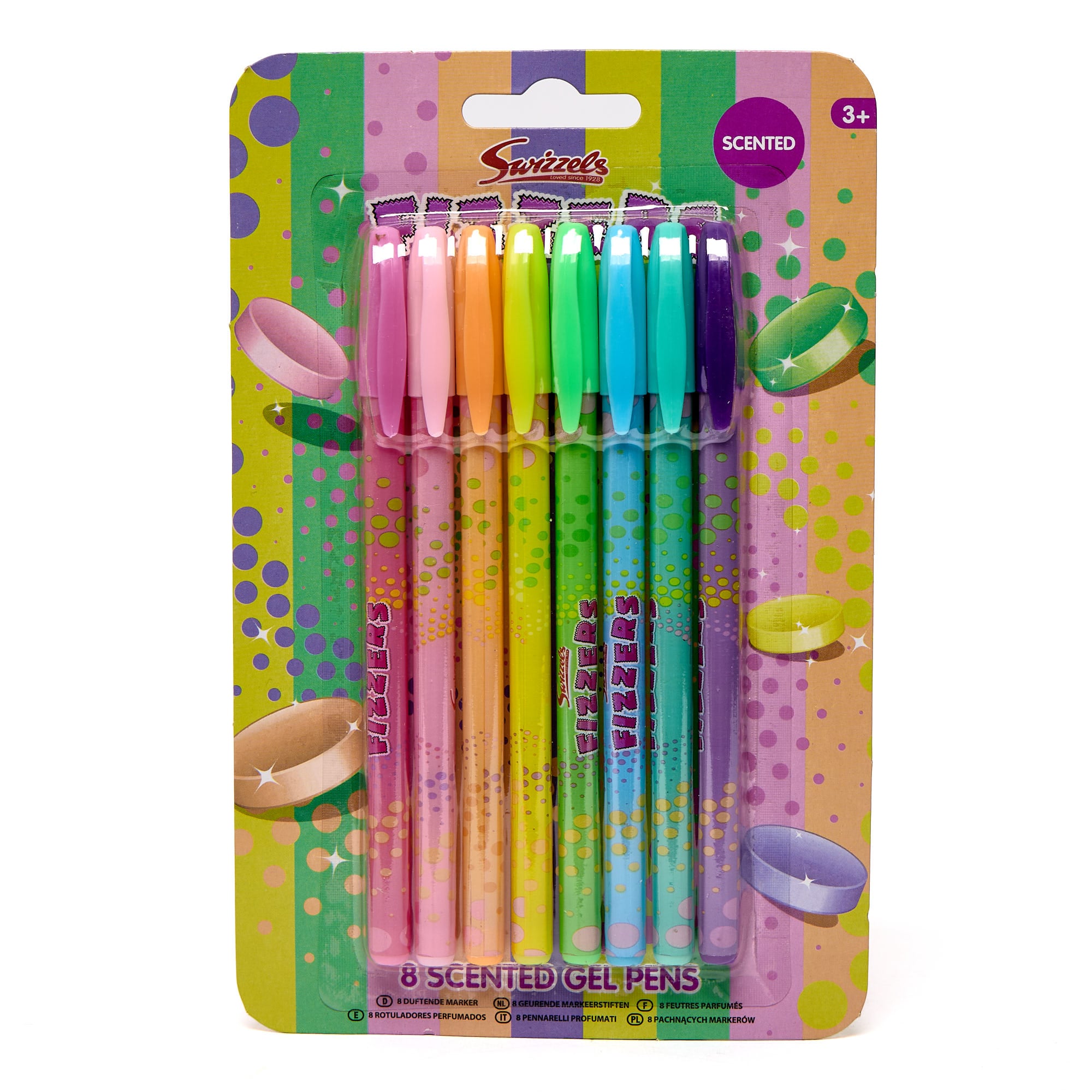 Swizzels Scented Gel Pens - Pack of 8 (Lucky Dip)