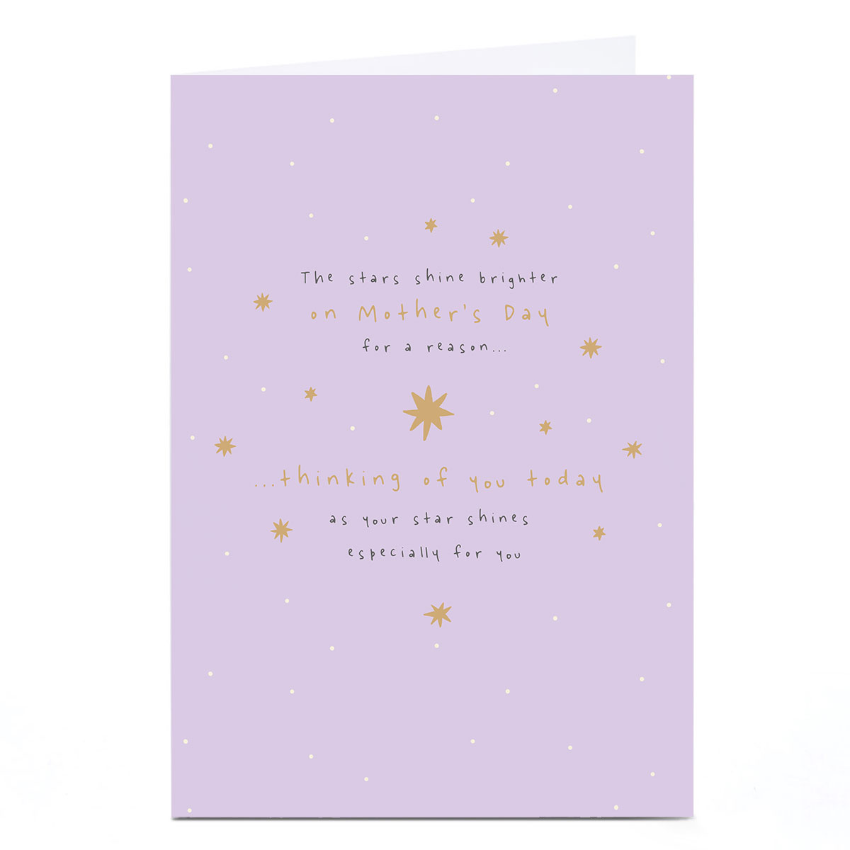 Mother's Day Card - The Stars Shine Brighter 