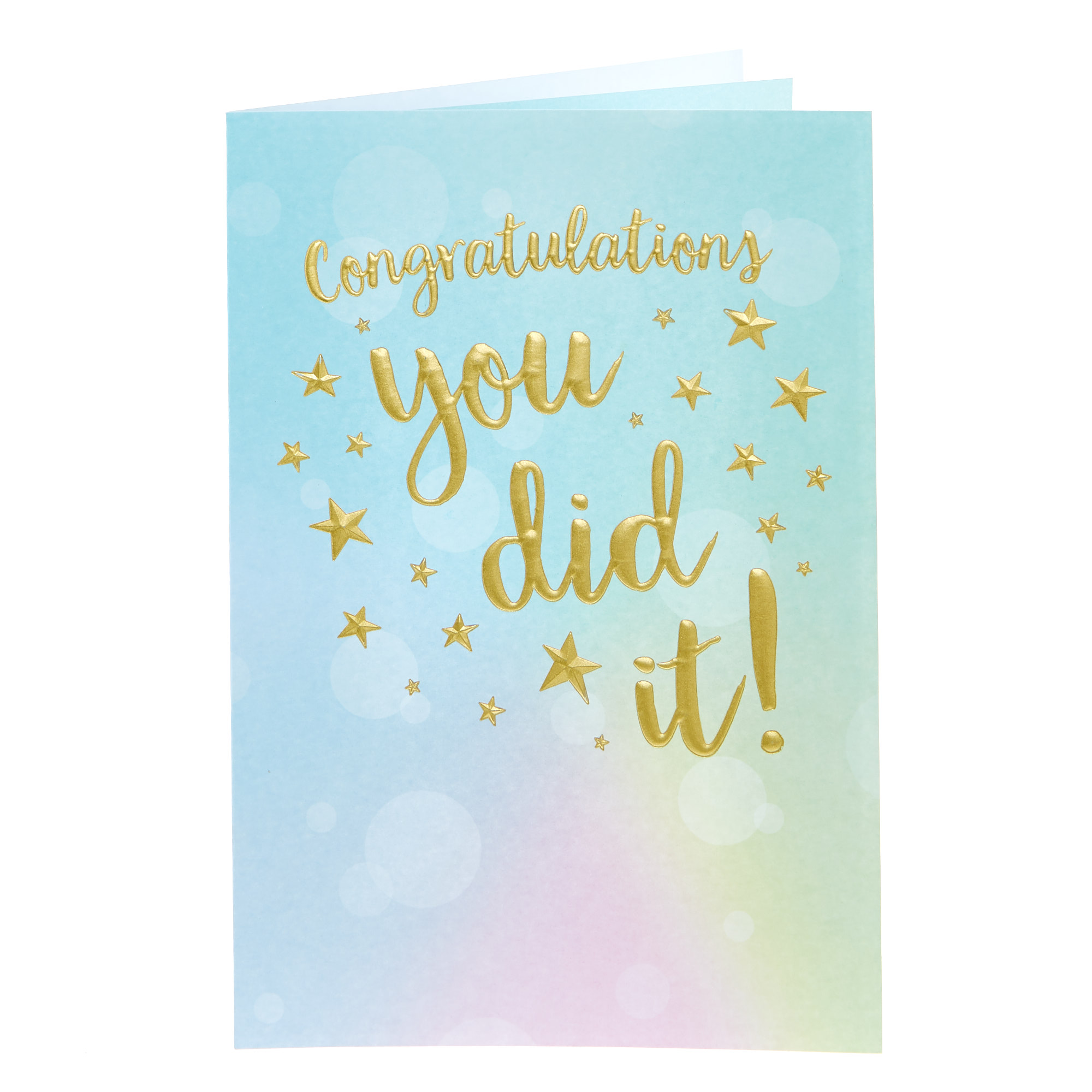 Congratulations Card - You Did It!