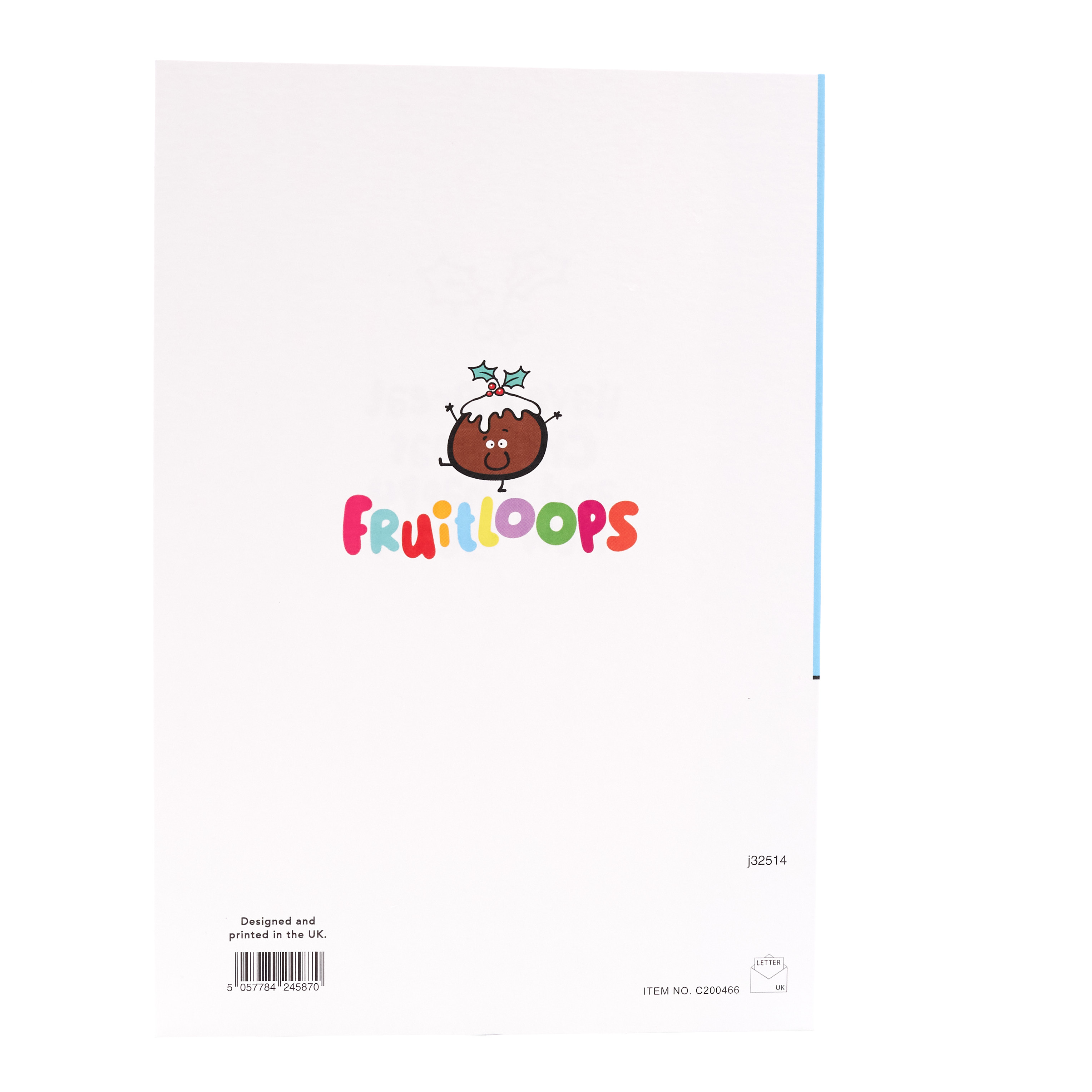 Fruitloops Christmas Card - Snow Cool Grandson