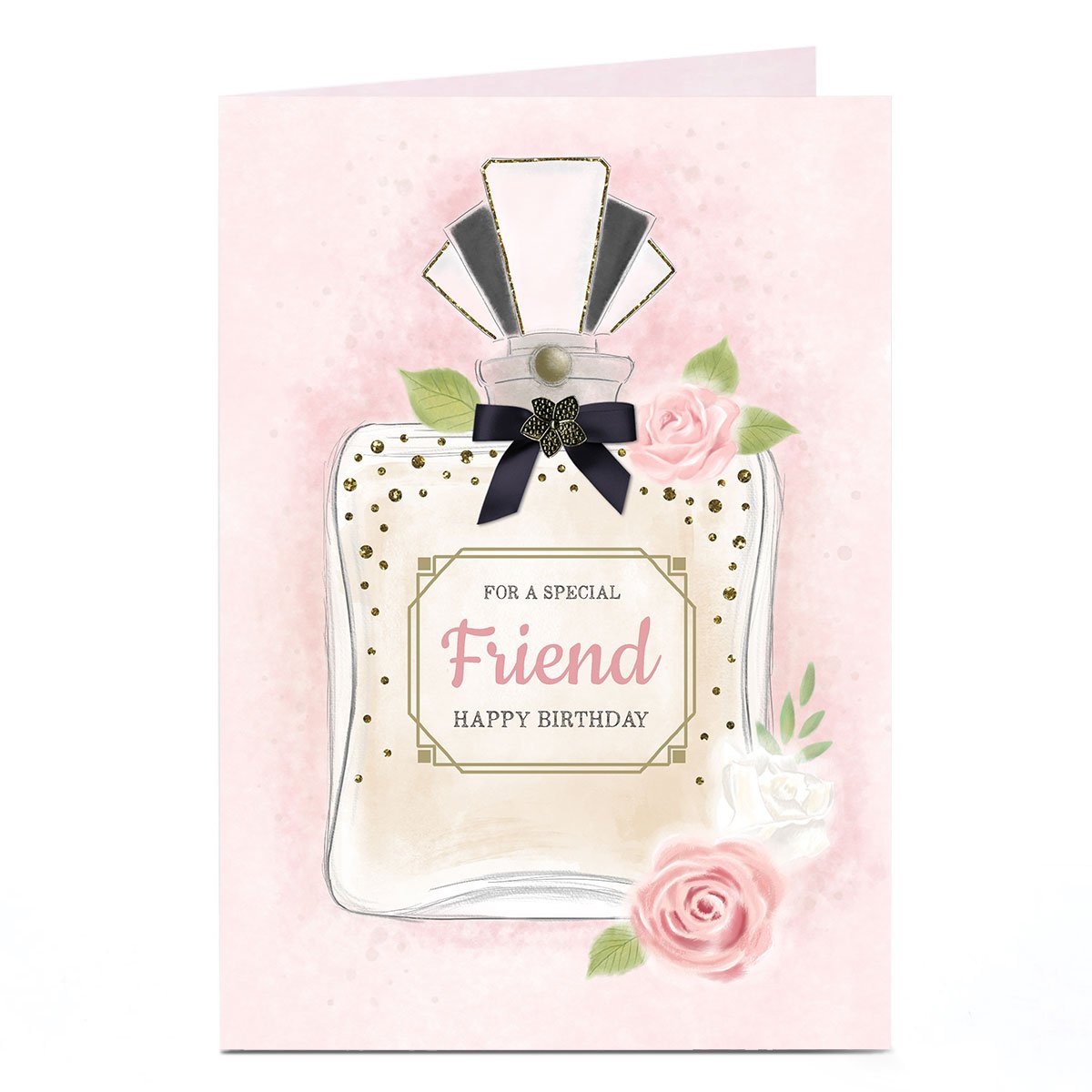 Personalised Birthday Card - Perfume Bottle