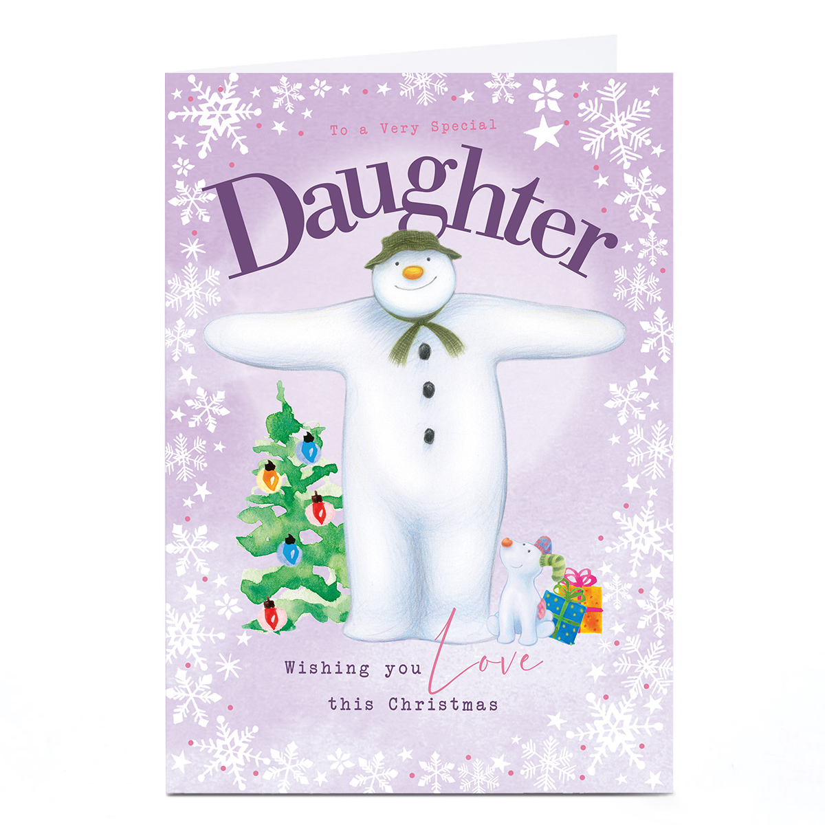 The Snowman Christmas Card - Daughter