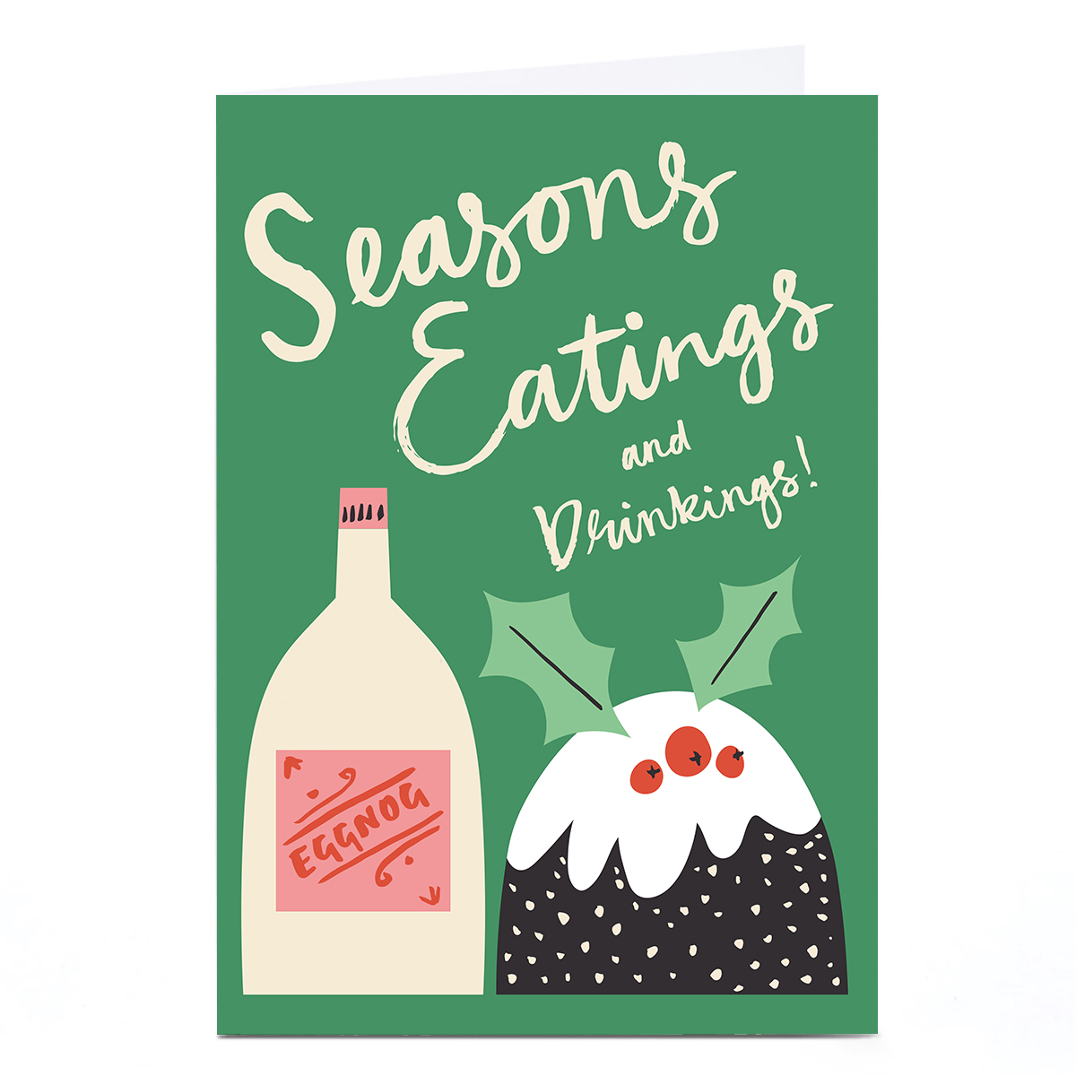 Peronalised Ashley Le Quere Christmas Card - Seasons Eatings