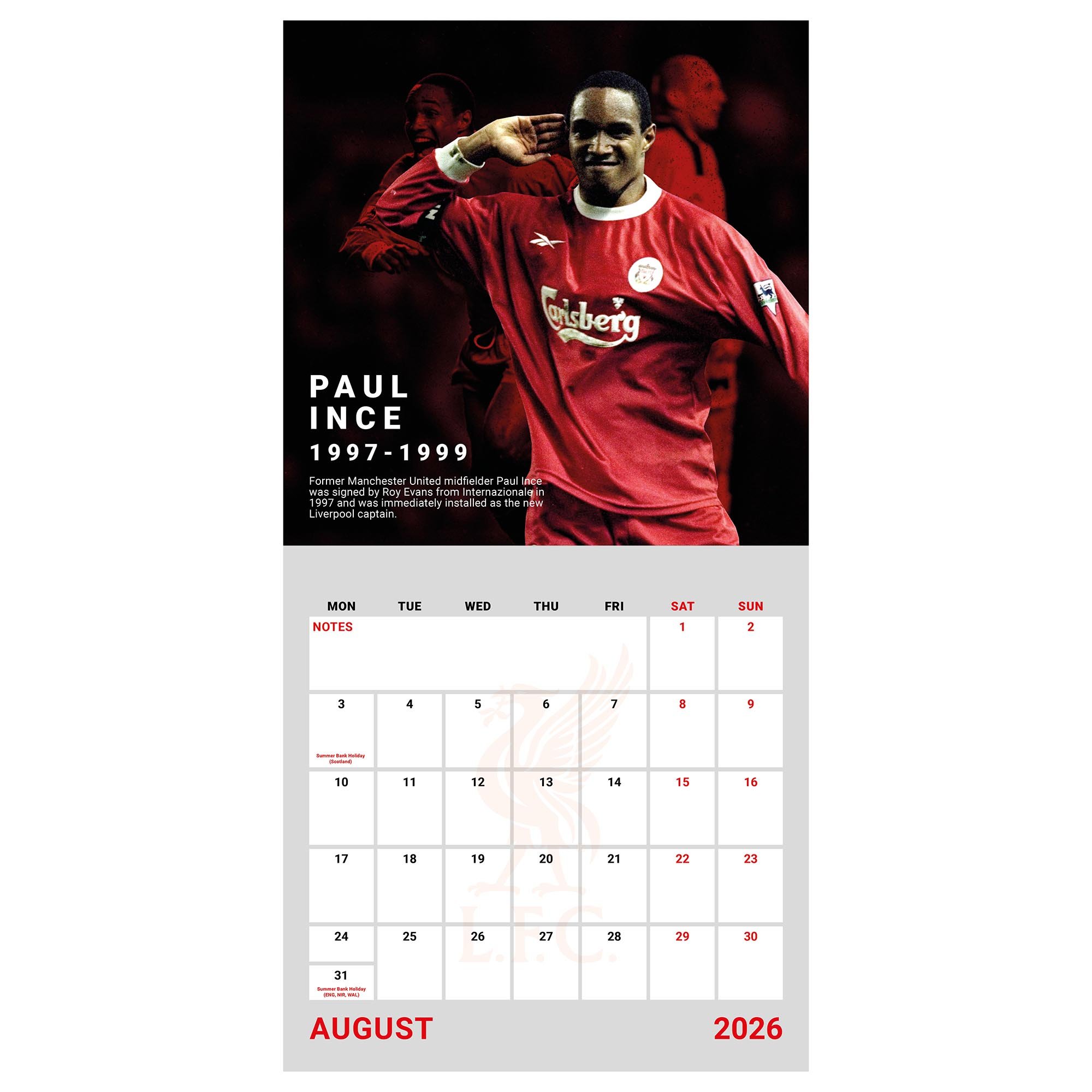 Liverpool FC 2026 Calendar & Diary Musical Gift Box