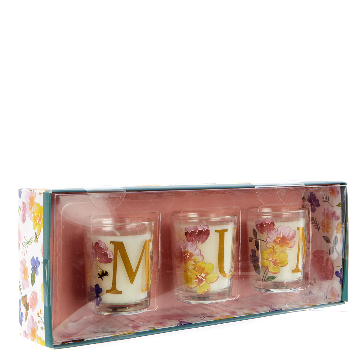 Floral Scented Mother's Day Candles - Set of 3