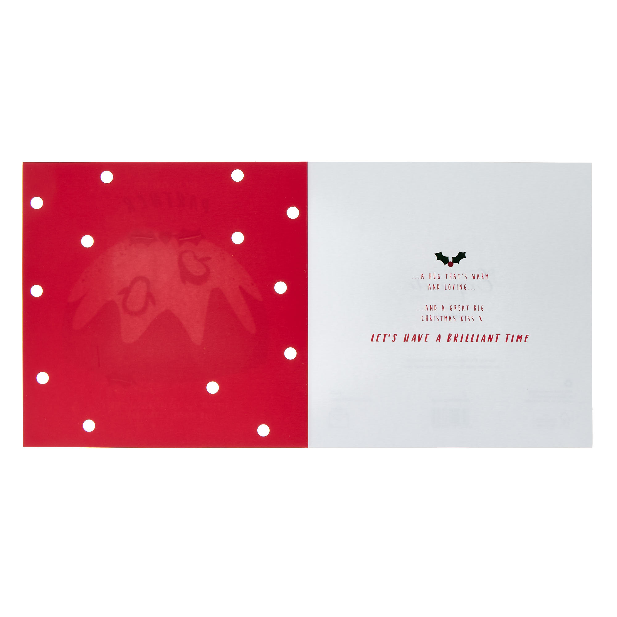 Partner Penguins & Pudding Christmas Card