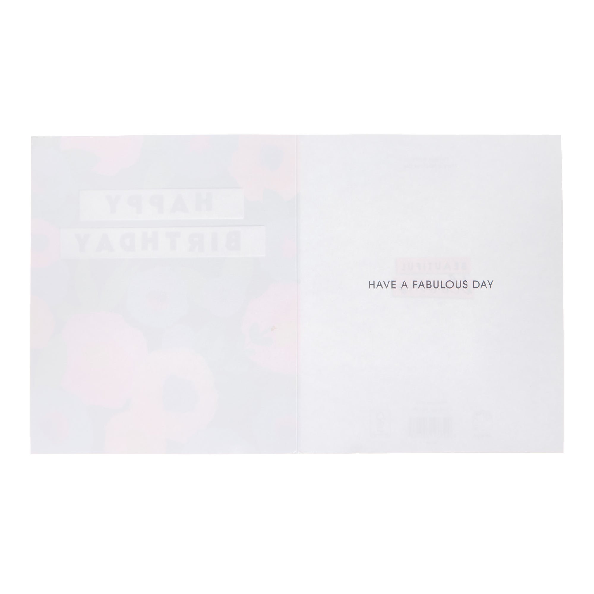 Happy Birthday Bold Floral Birthday Card