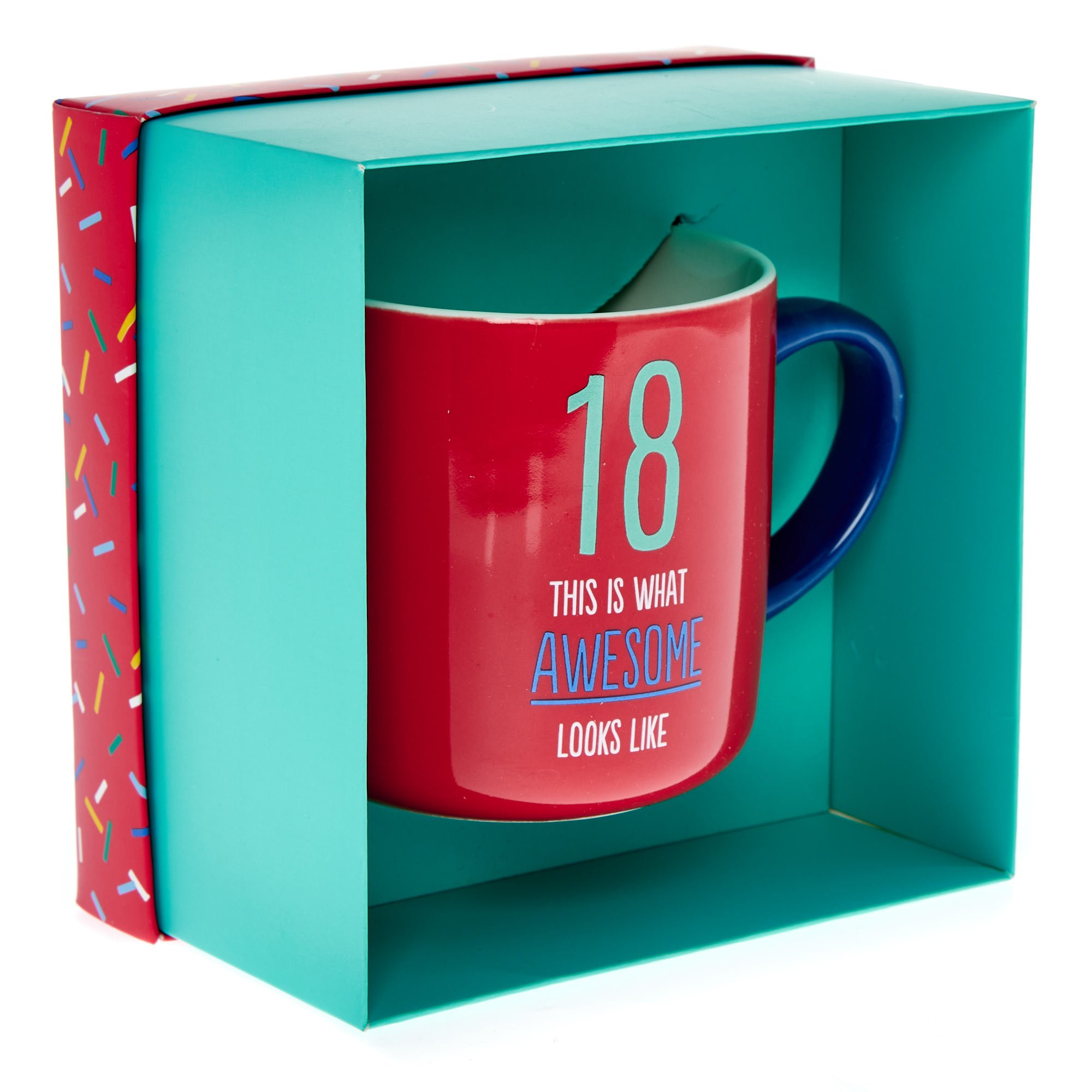 What Awesome Looks Like 18th Birthday Mug in a Box
