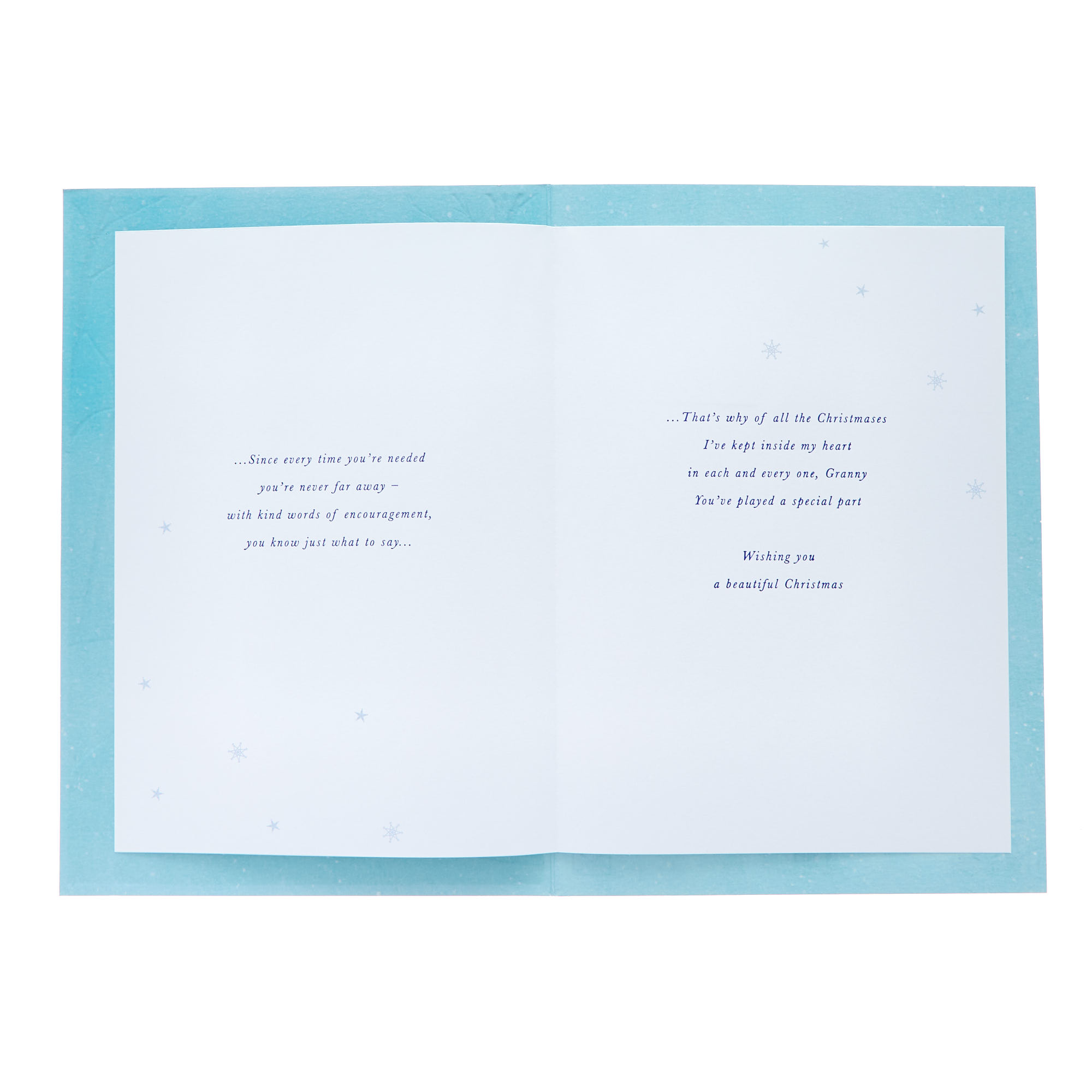Granny Frozen Scene Christmas Card