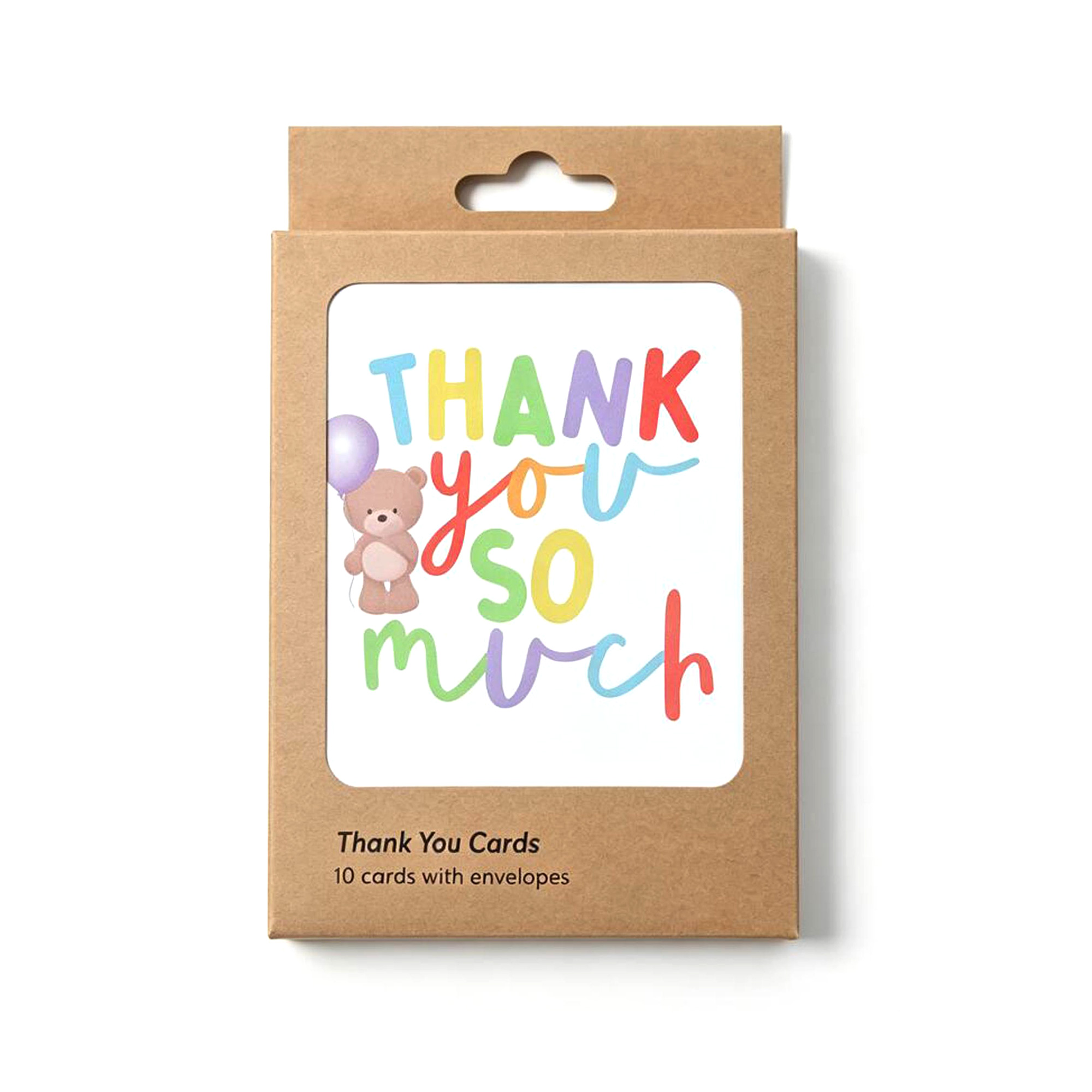Hugs Thank You Cards - Pack of 10