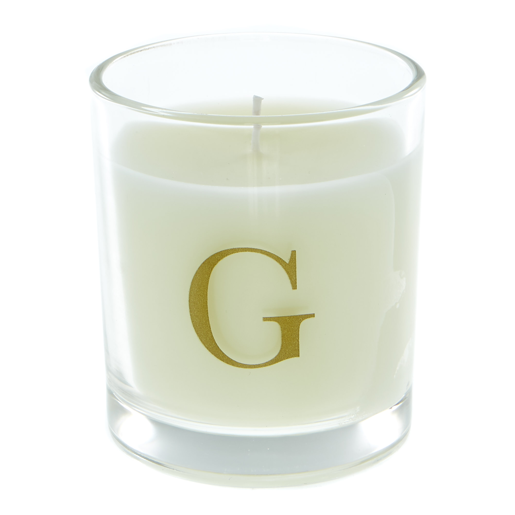 Letter G Warm Cashmere Scented Candle