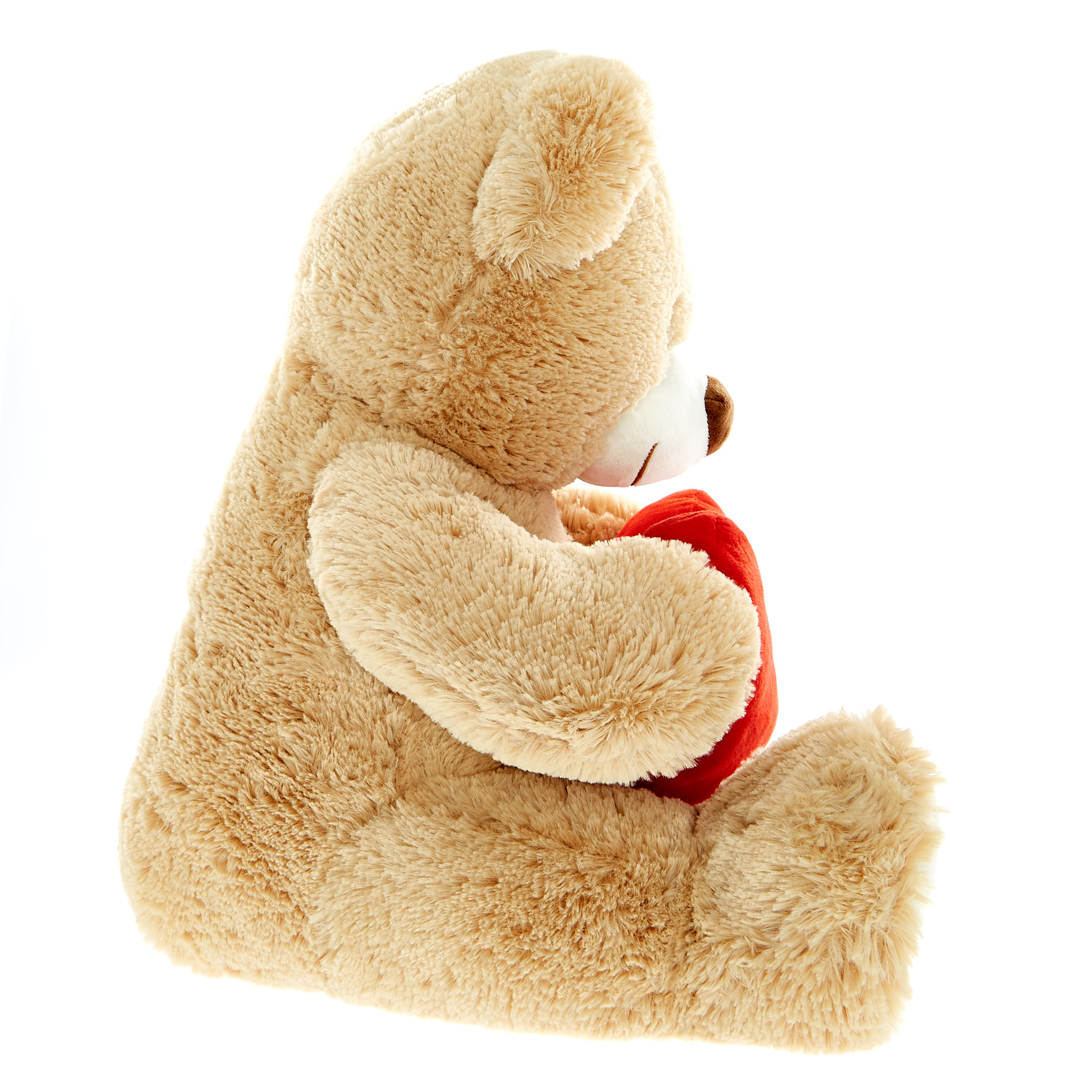 Large Brown Bear Soft Toy With Heart