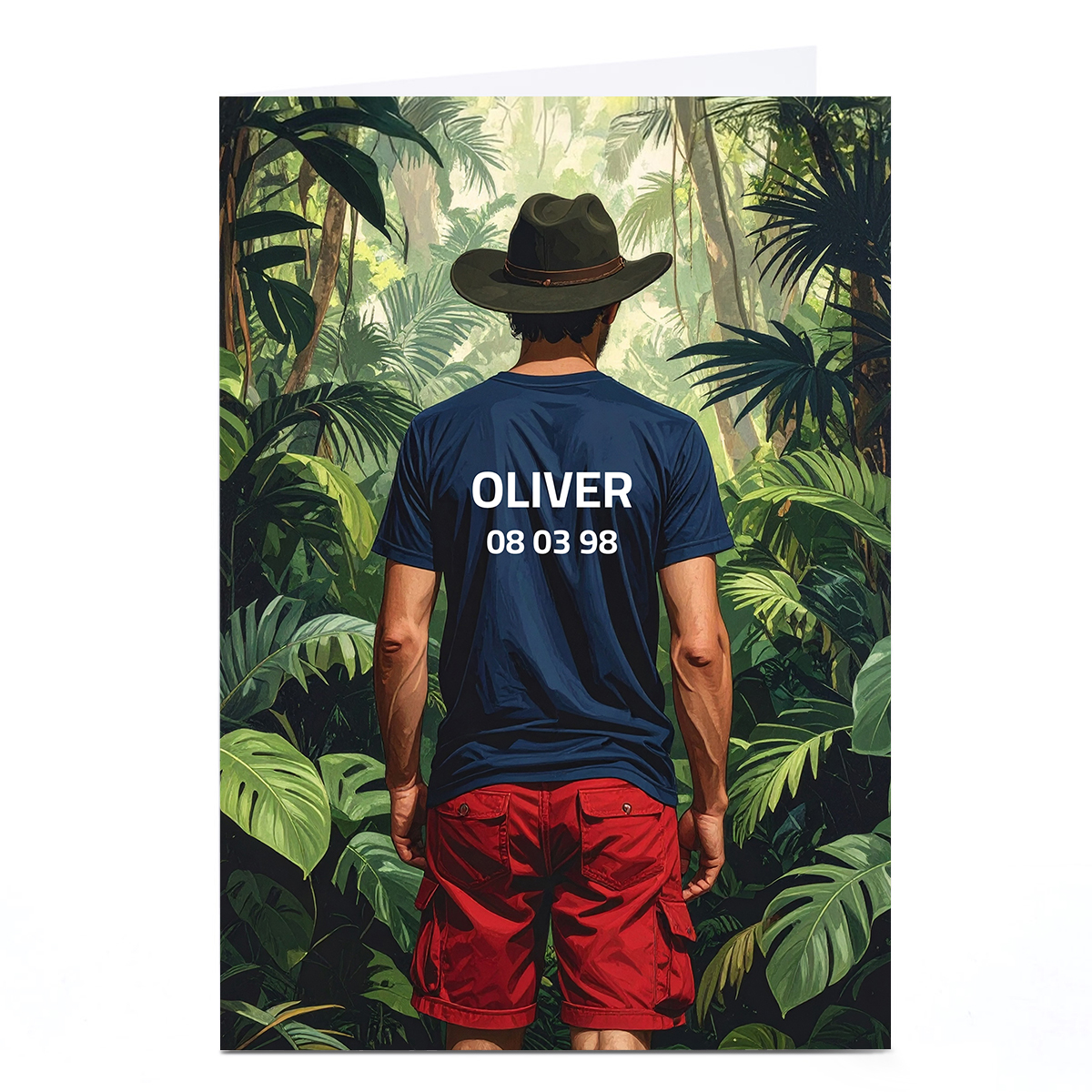 Birthday Card - Jungle Man Campmate