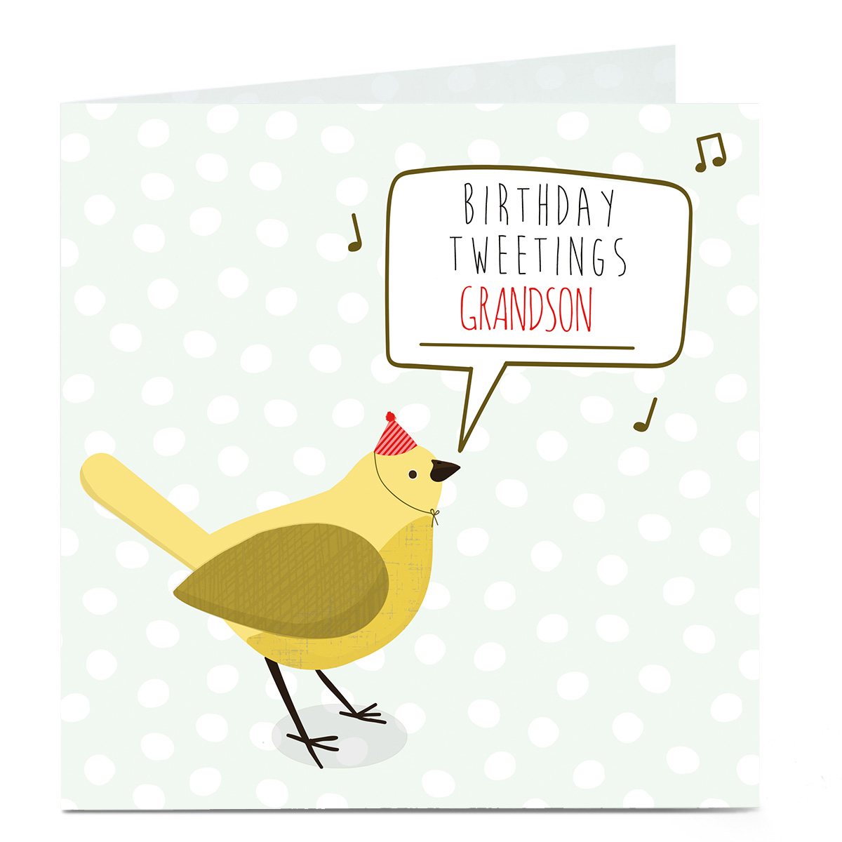 Personalised Birthday Card - Birthday Tweetings [Any recipient]