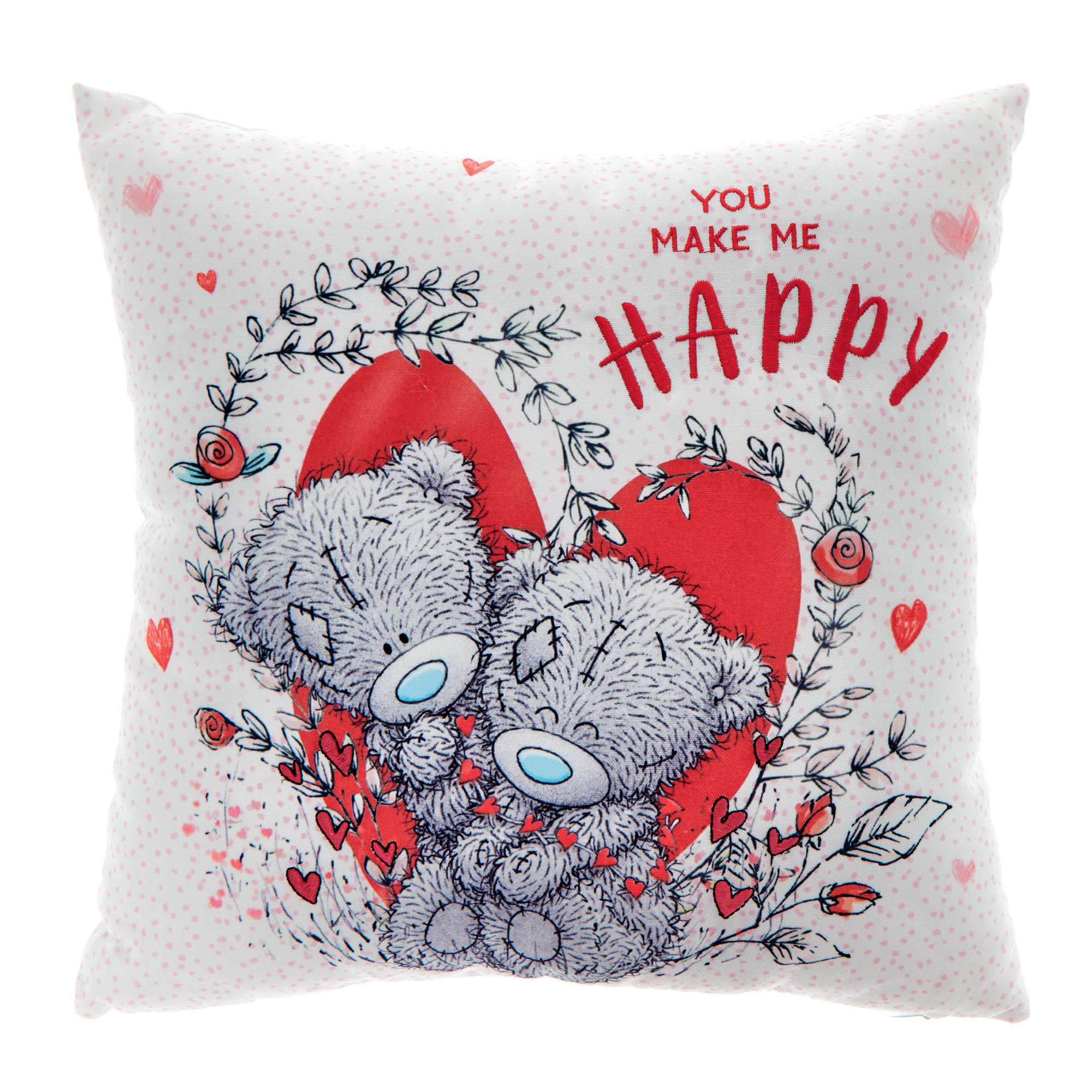 You Make Me Happy Me To You Tatty Teddy Cushion