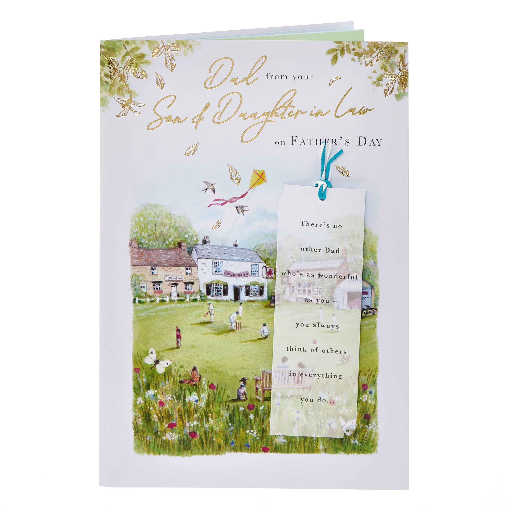 Dad From Son & Daughter In Law Cricket Father's Day Card