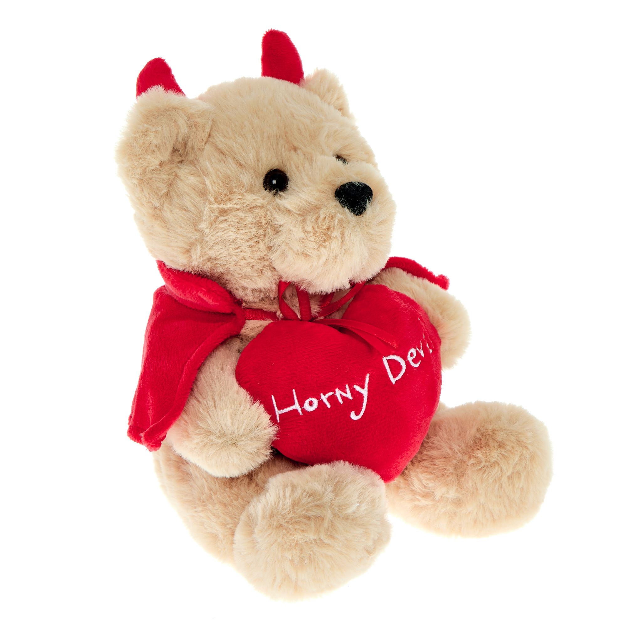 Small Horny Devil Bear Soft Toy