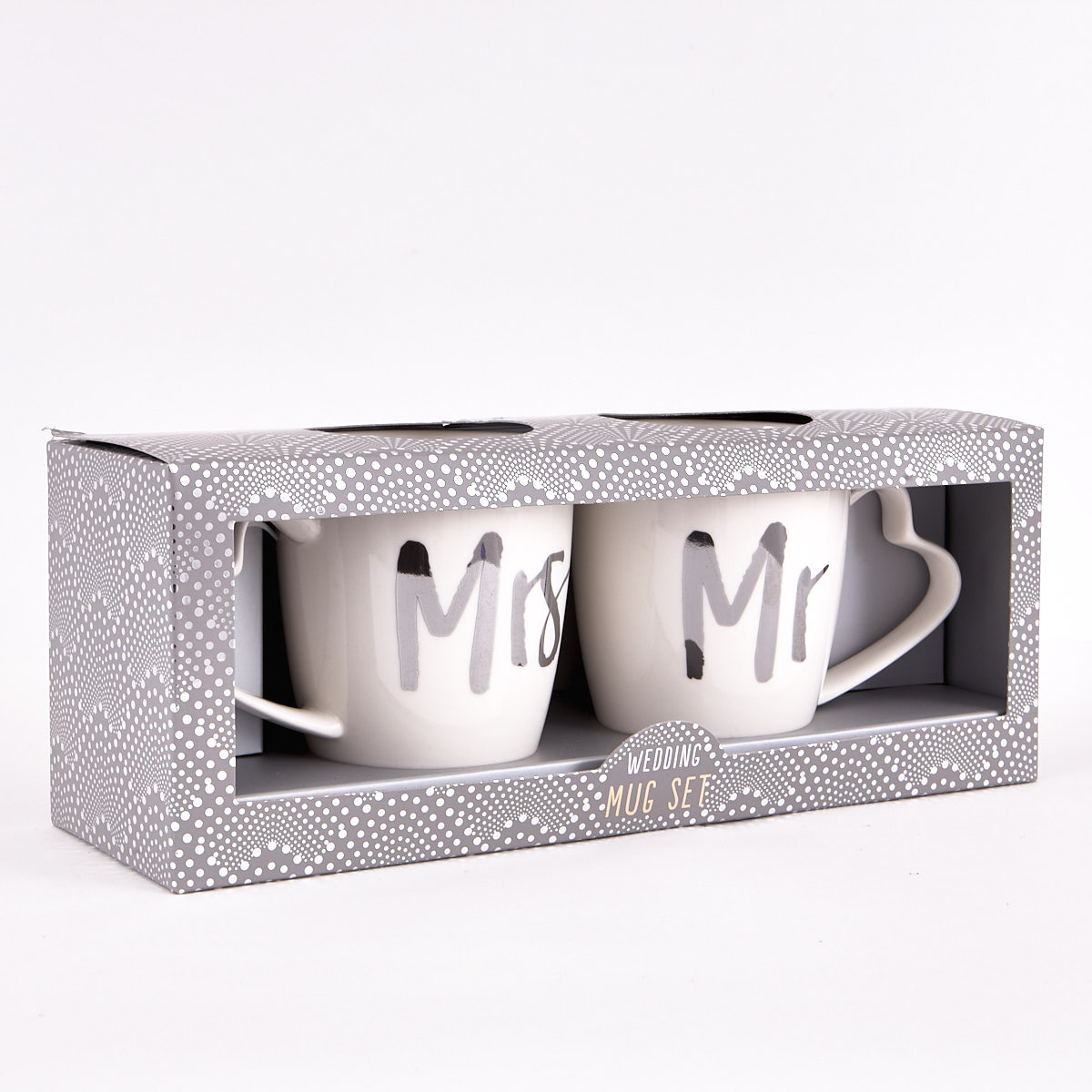Mr & Mrs Wedding Mug Set