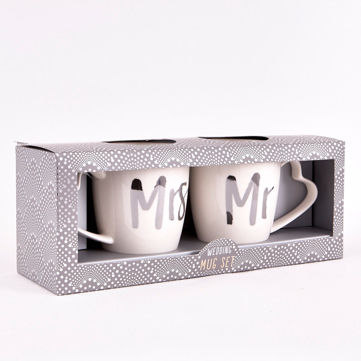 Mr & Mrs Wedding Mug Set