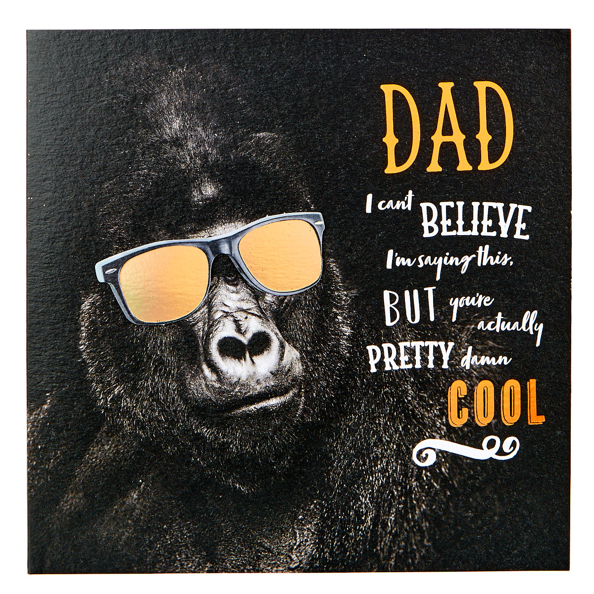 VIP Collection Father's Day Card - Dad, Cool Gorilla