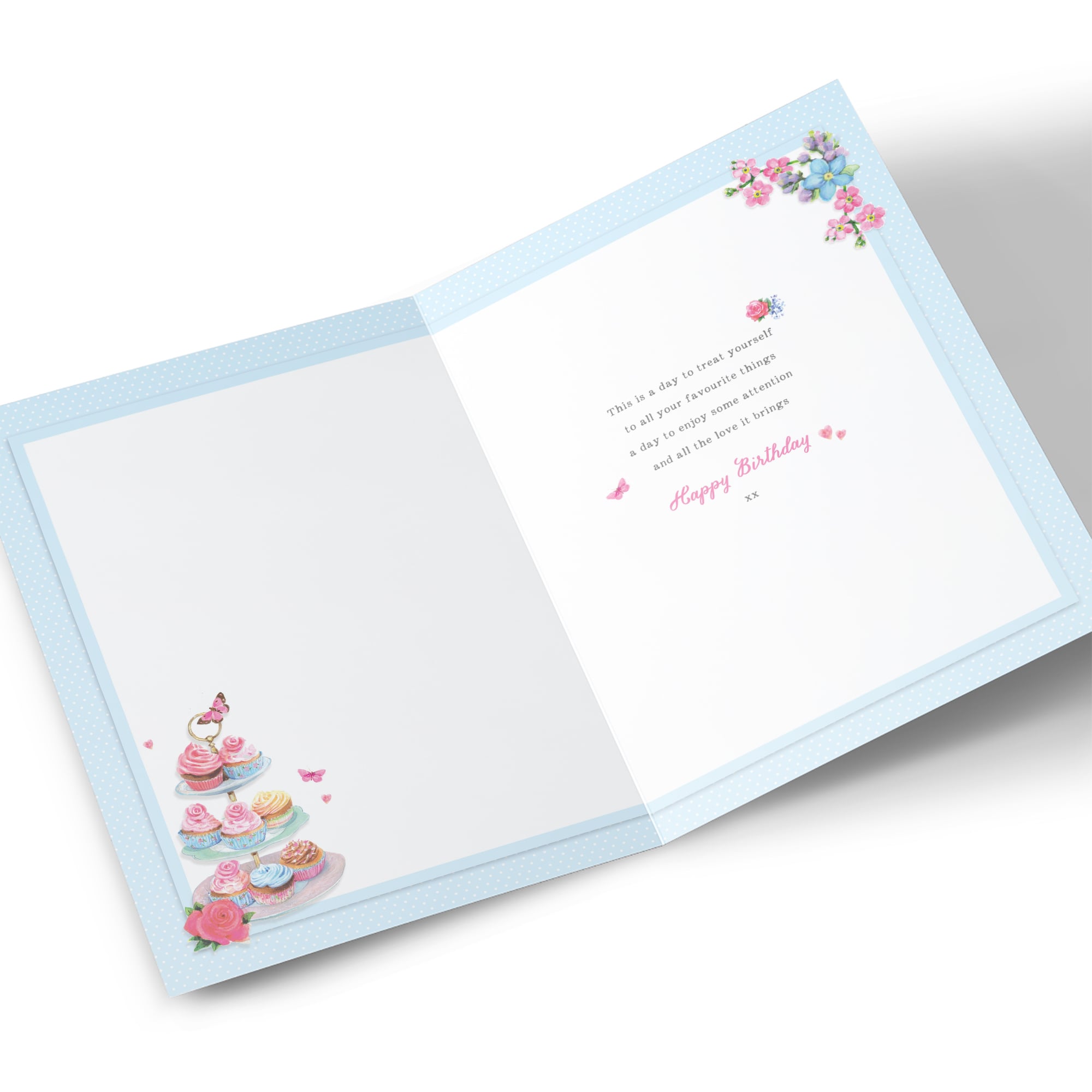 Birthday Card - Wishing You A Lovely Birthday Sent With Love