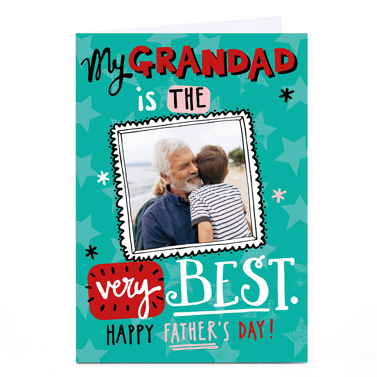 Photo Bev Hopwood Father's Day Card - Grandad, The Very Best