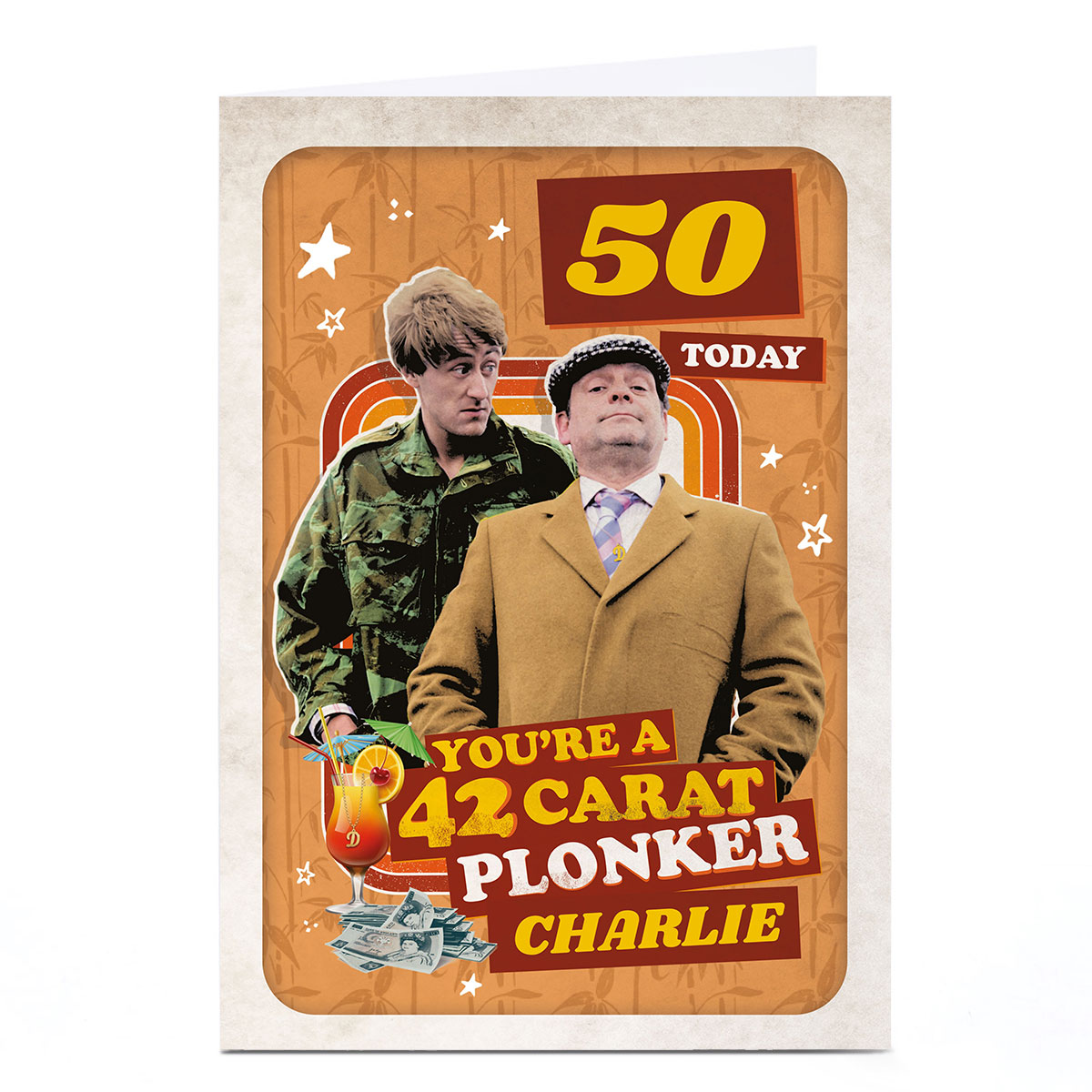 Personalised Birthday Card - Only Fools Plonker 