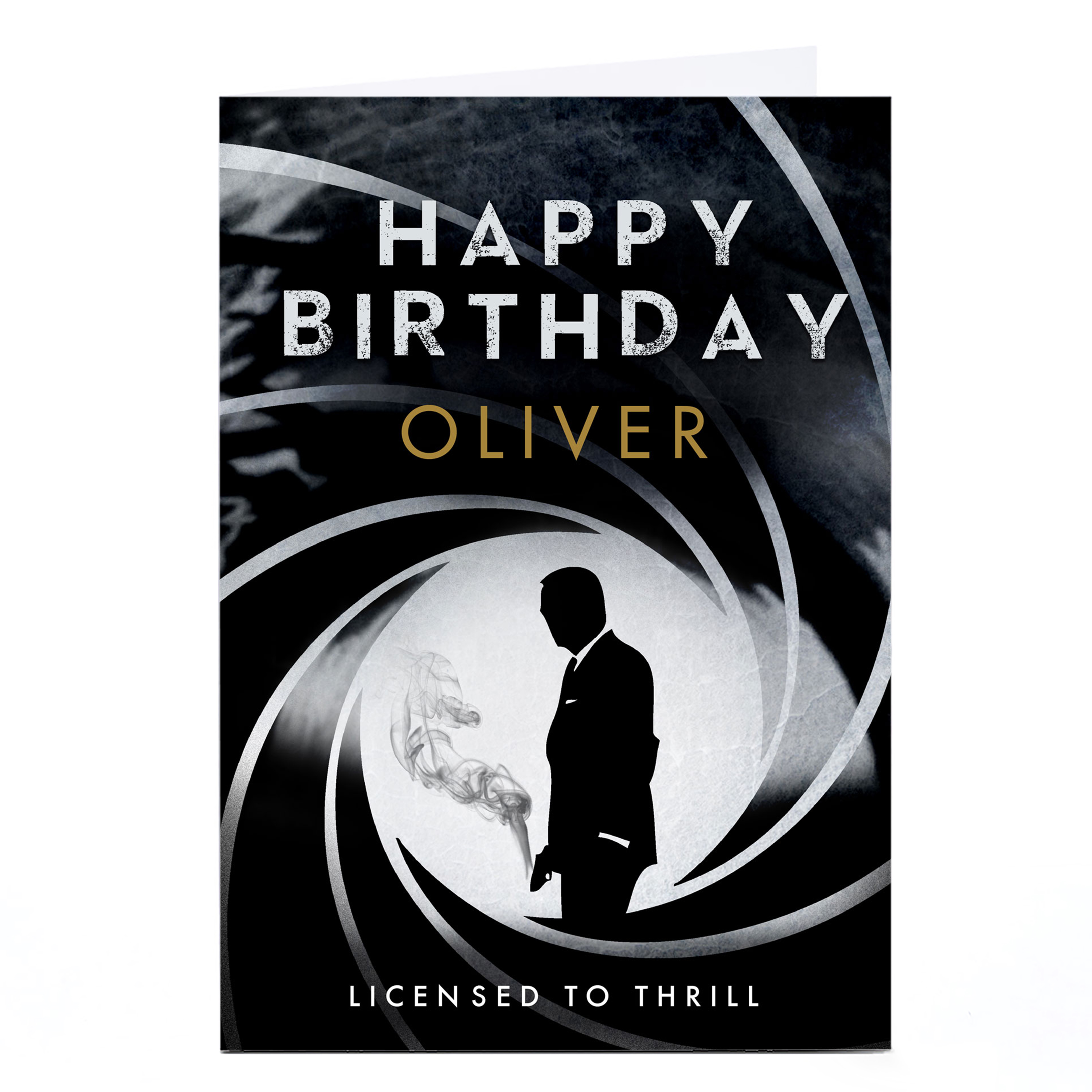Personalised Birthday Card - Licensed To Thrill