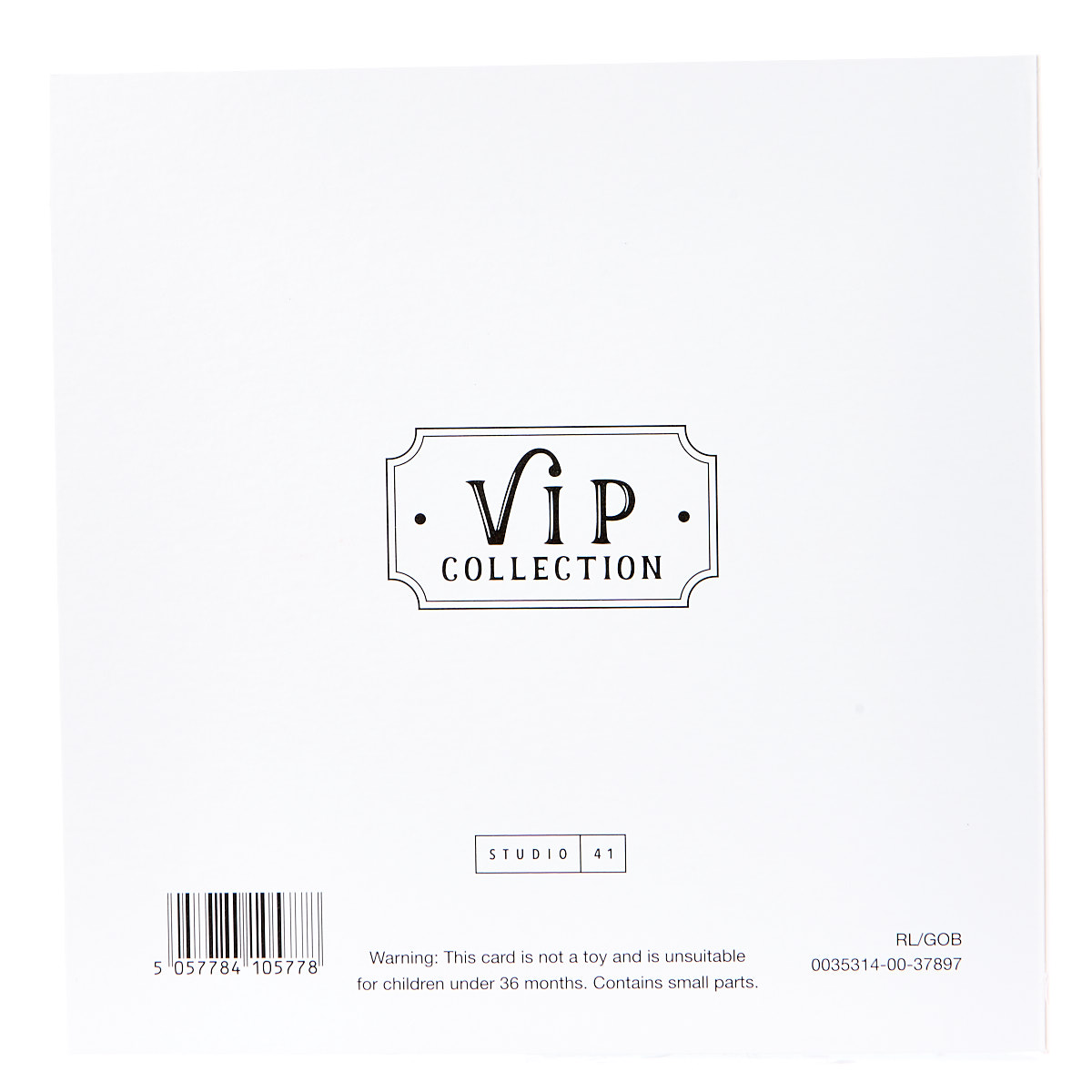VIP Collection 50th Birthday Card - Neon Confetti