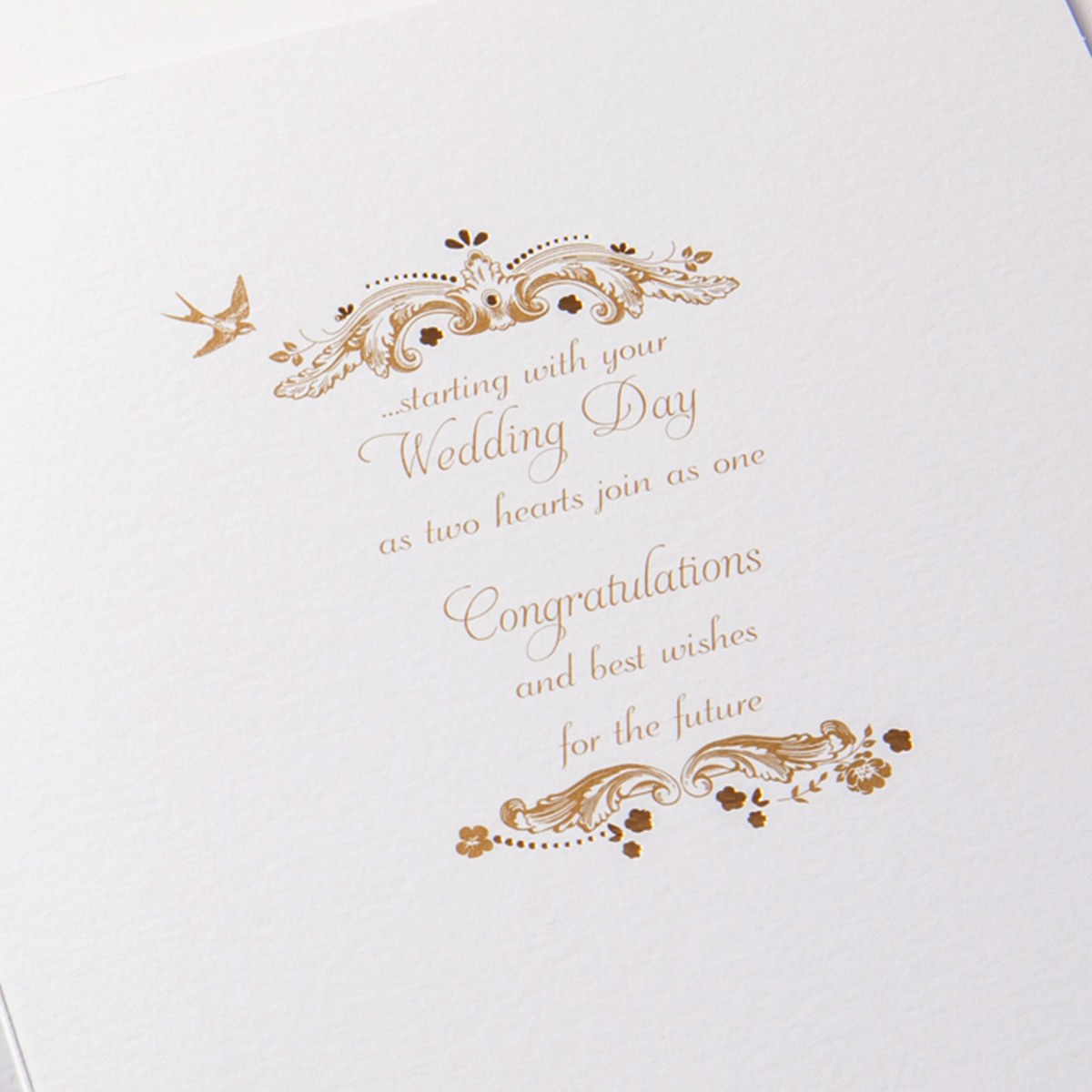 Platinum Collection Wedding Card - Married Life 