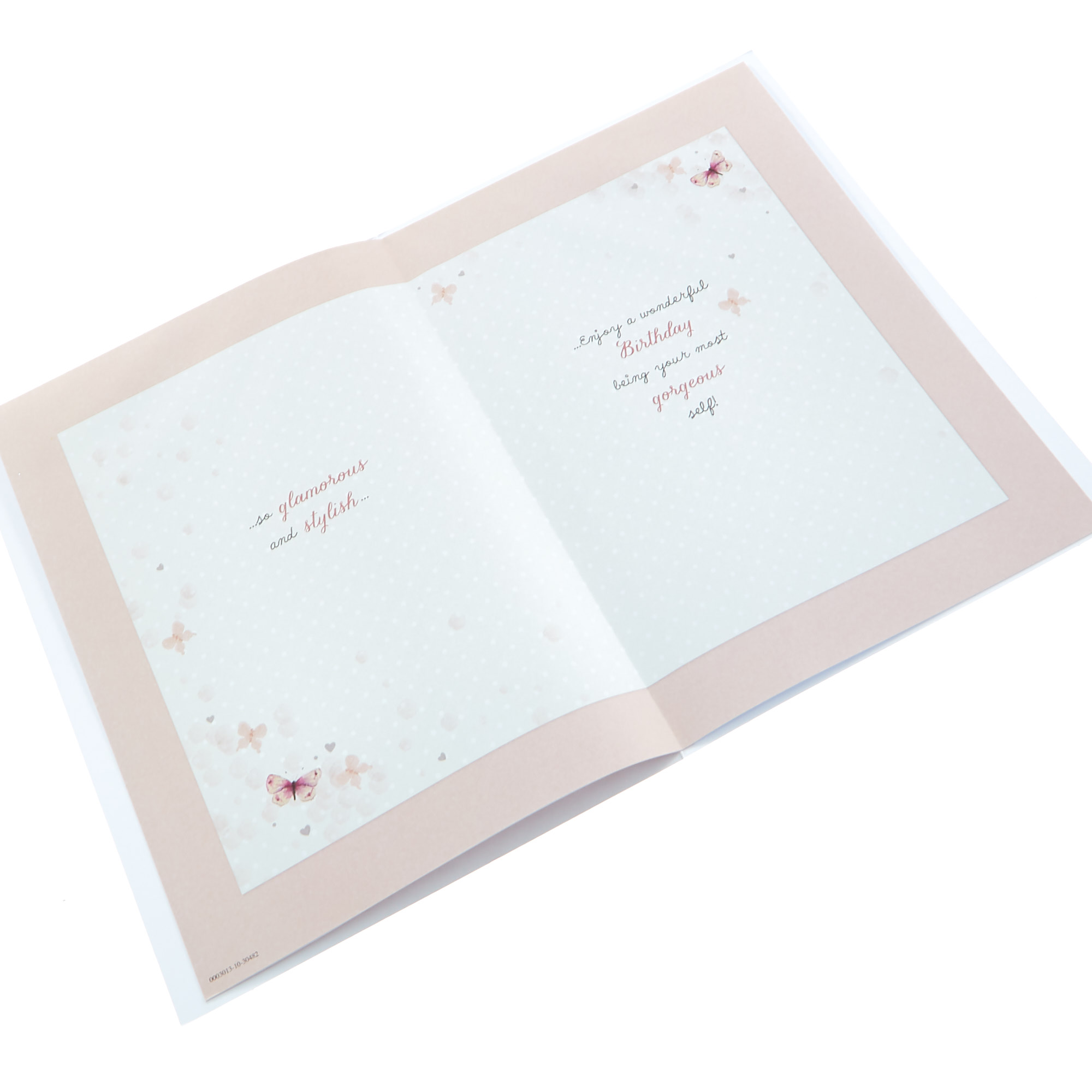Personalised Thank You Card - Butterflies