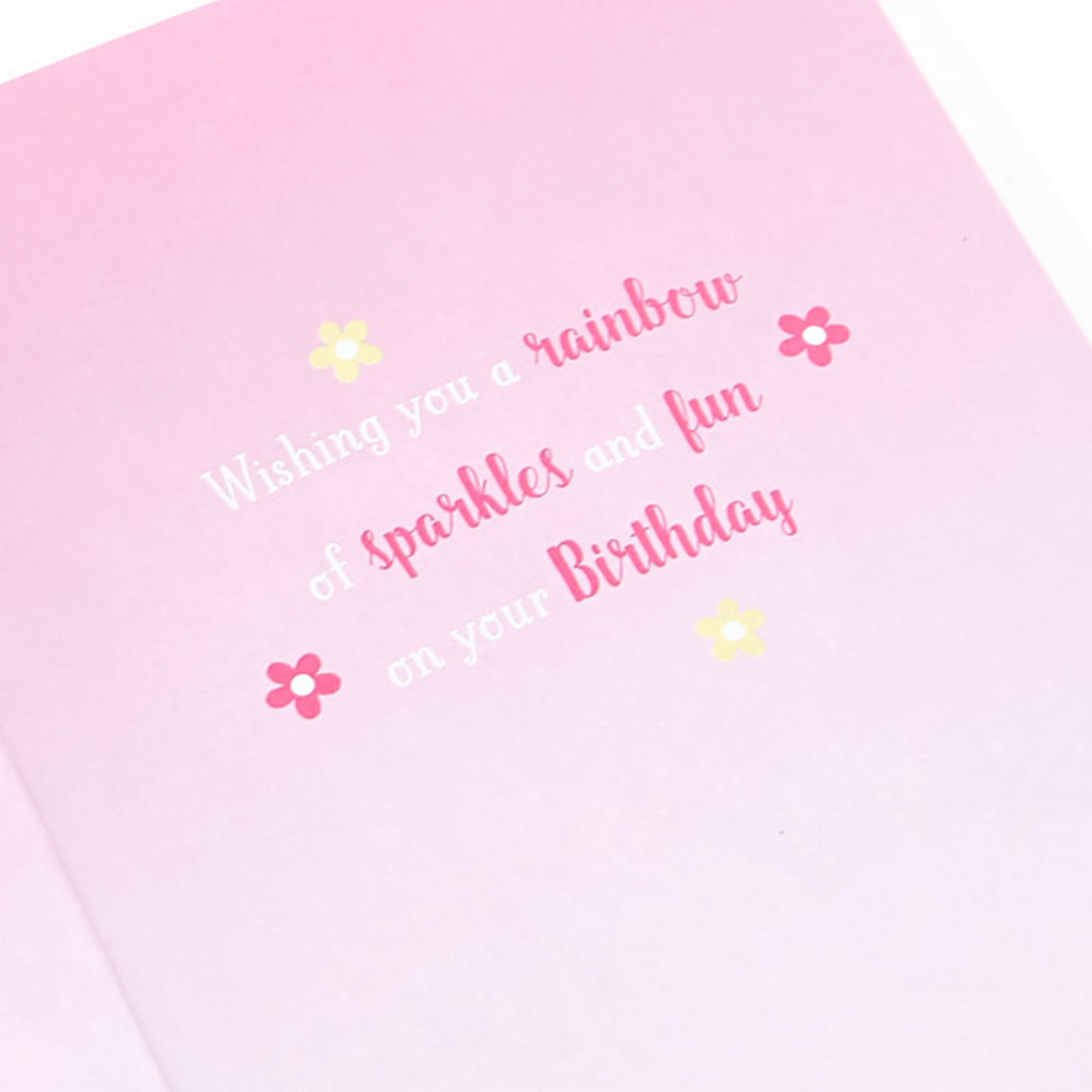 Birthday Card - Lovely Granddaughter Unicorn