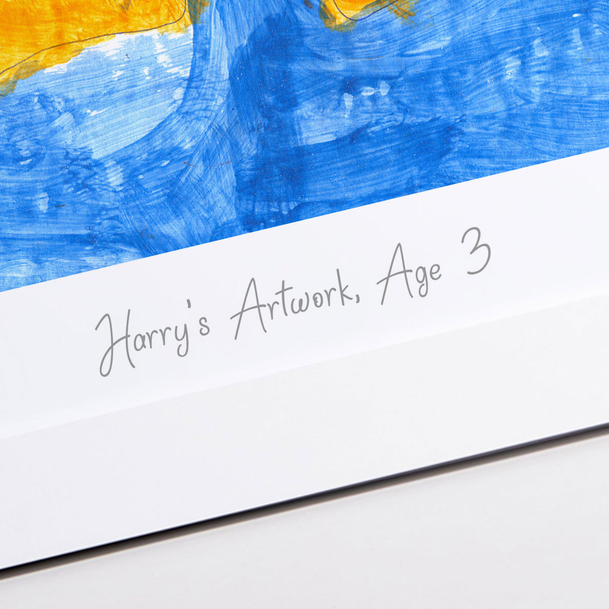 Artwork Upload Landscape Framed Print - Child's Drawing