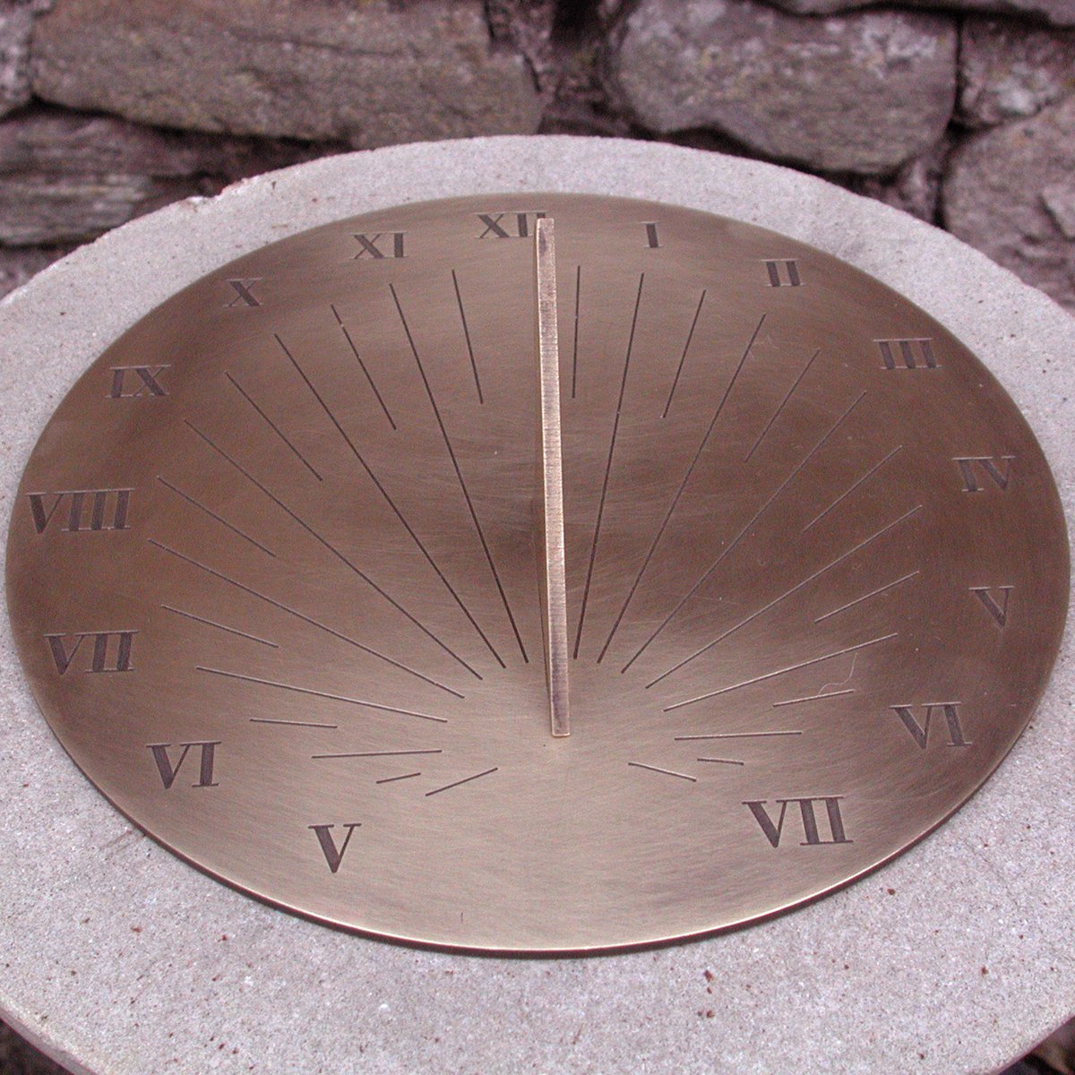 Personalised Classic Brass Sundial