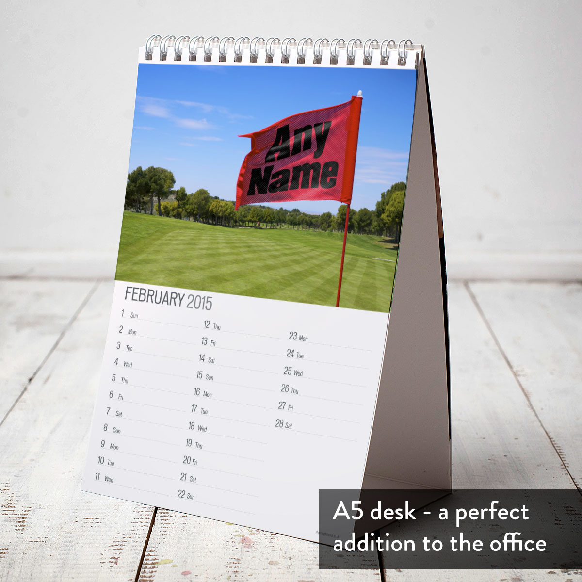 Personalised Golf Calendar