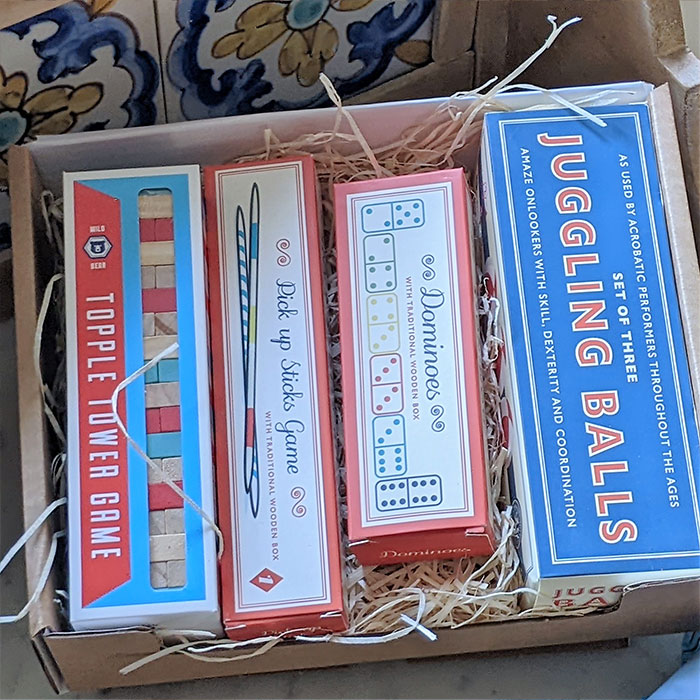 Personalised Retro Games Box Night In