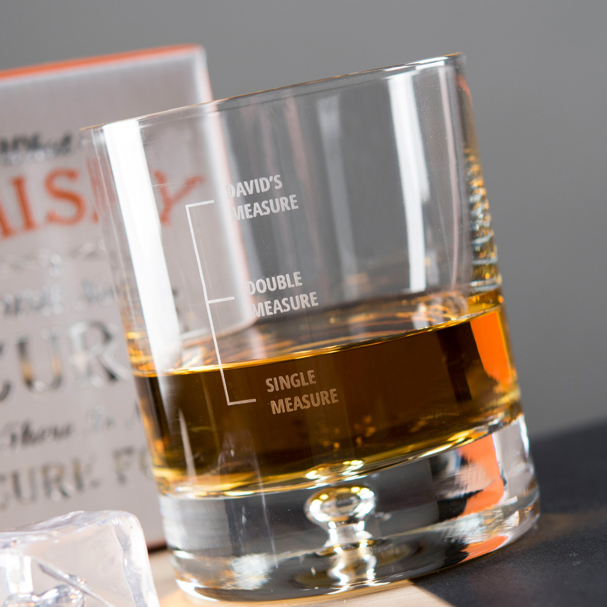 Personalised Premium Whisky Tumbler - My Measure
