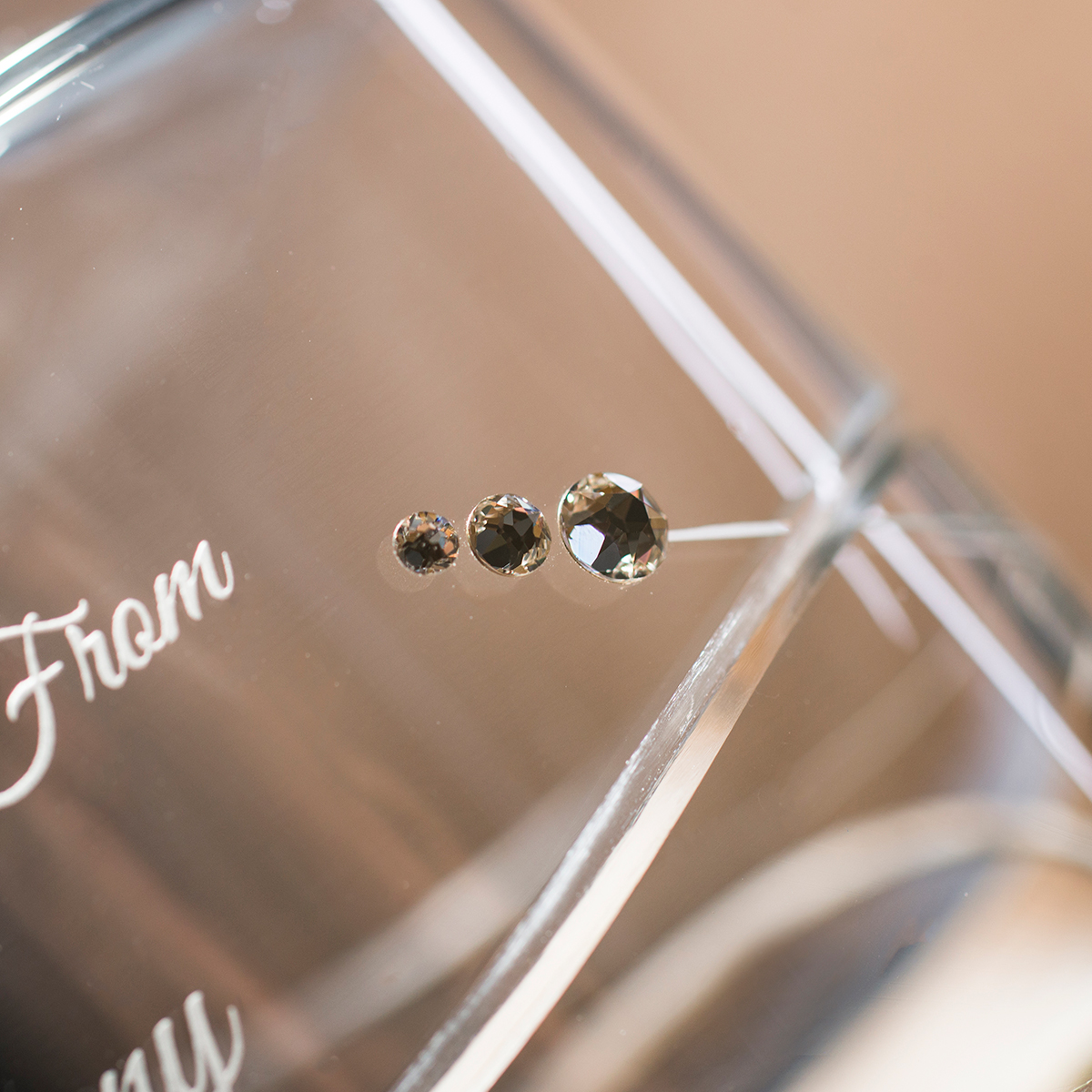 Personalised Diamante Crystal Decanter