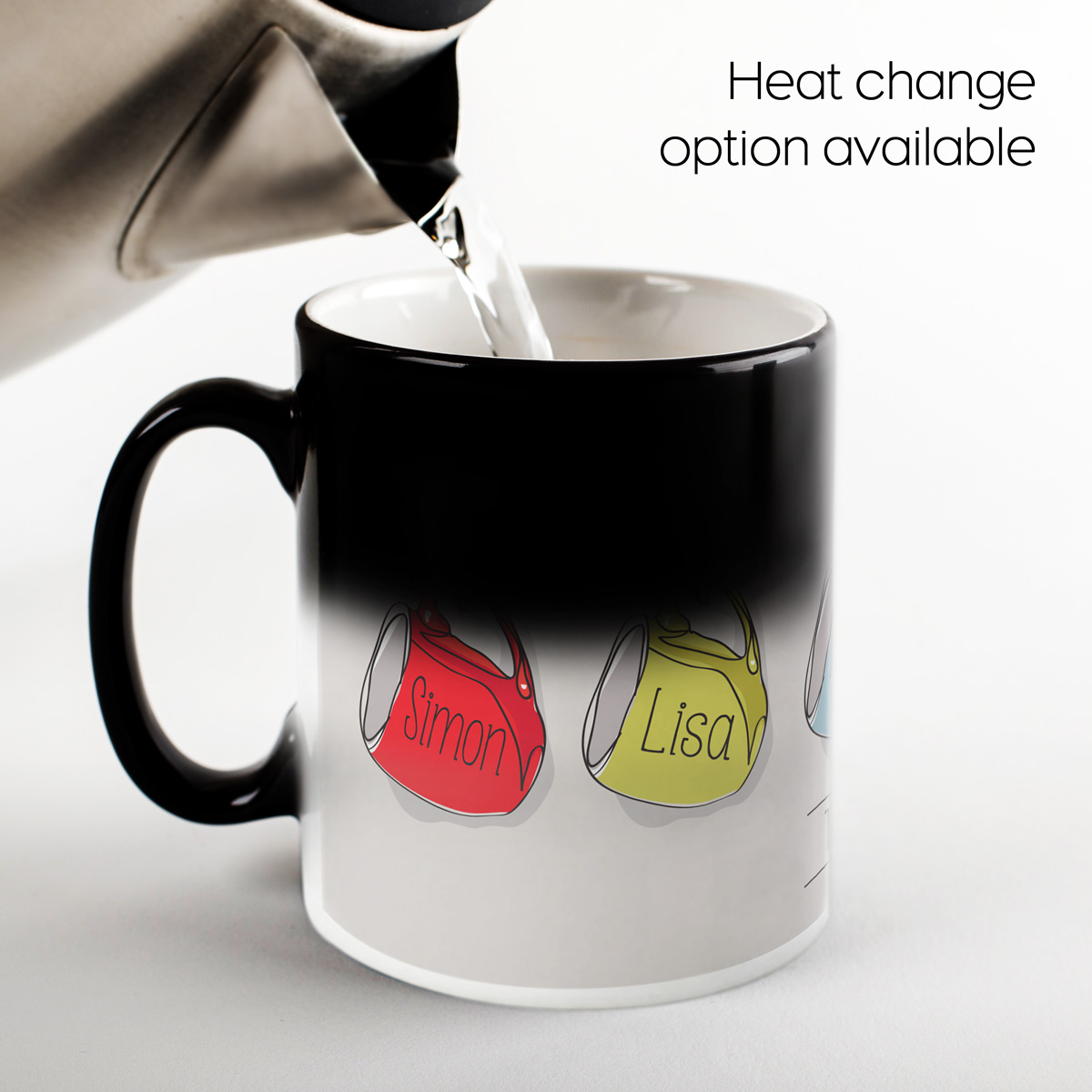 Personalised Mug - 4 Family Cups