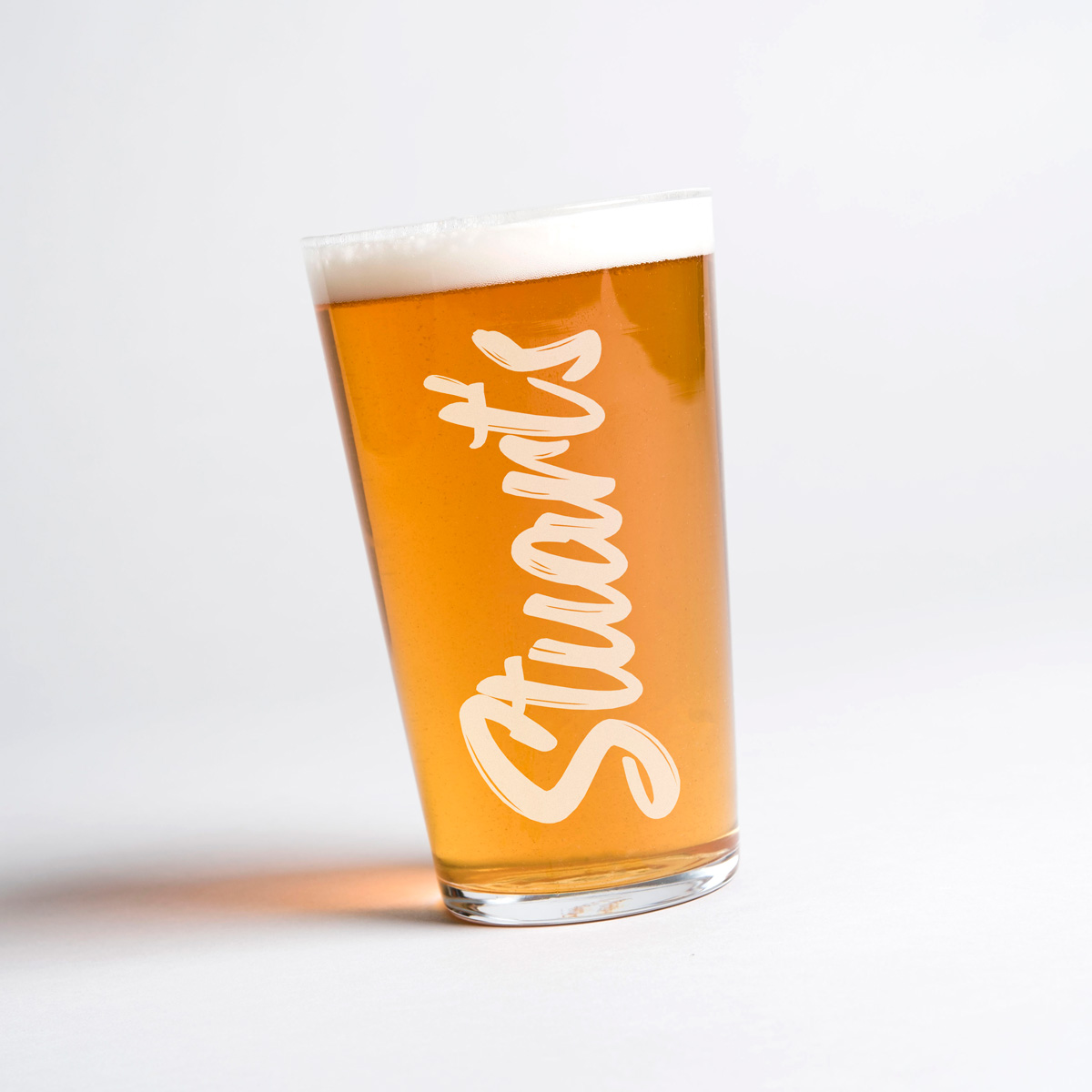 Personalised Pint Glass - Big Name