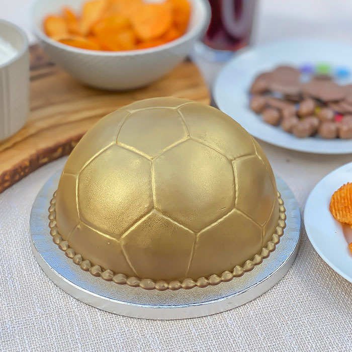 Personalised Gold Smash Football